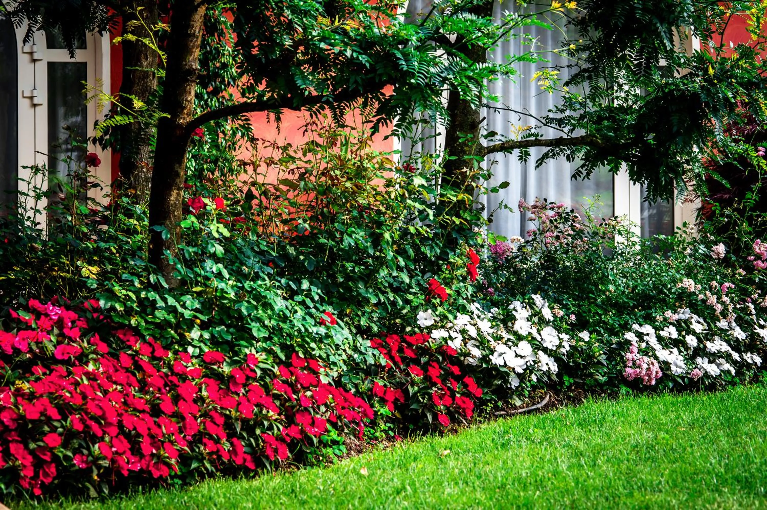 Garden view in Hotel Al Poggio Verde
