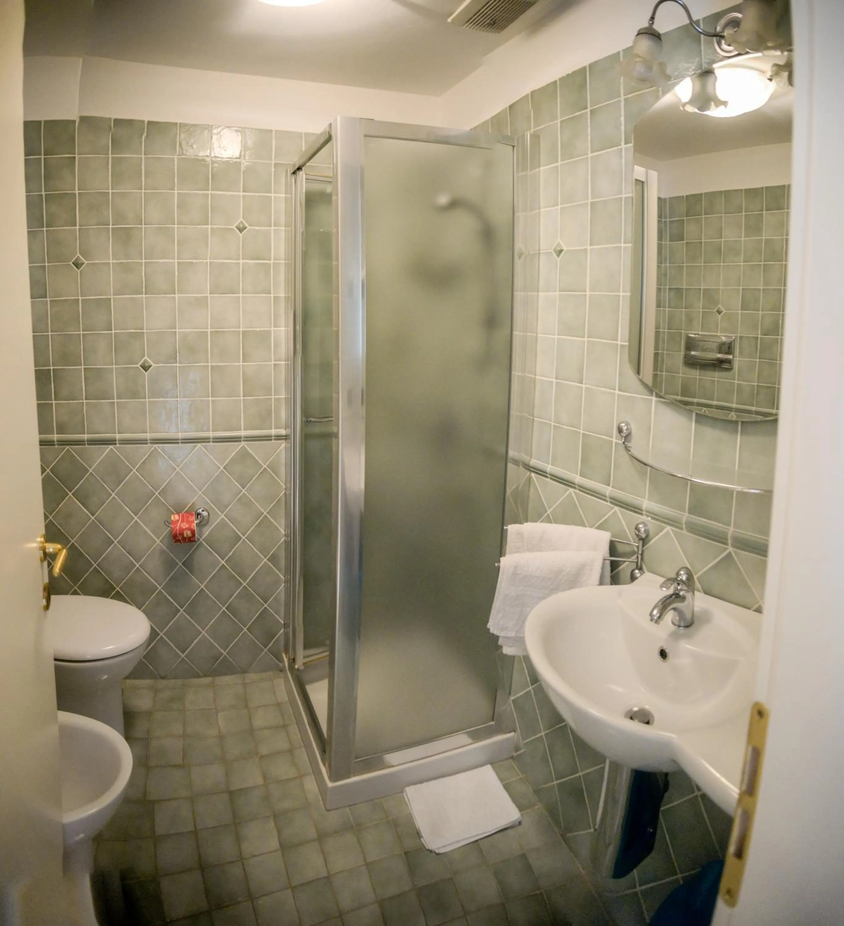 Bathroom in Hotel Al Poggio Verde