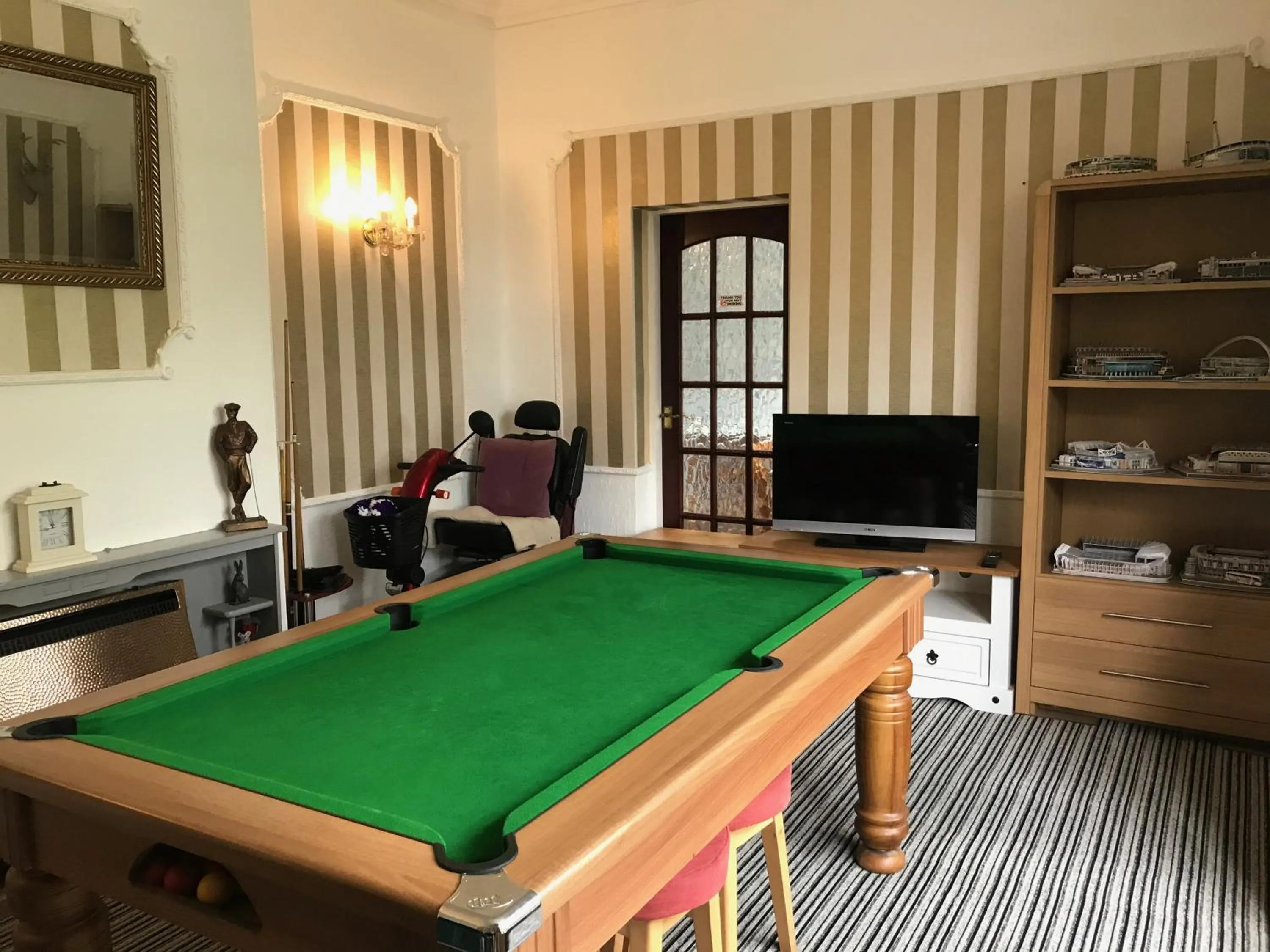 Game Room in The Craigside