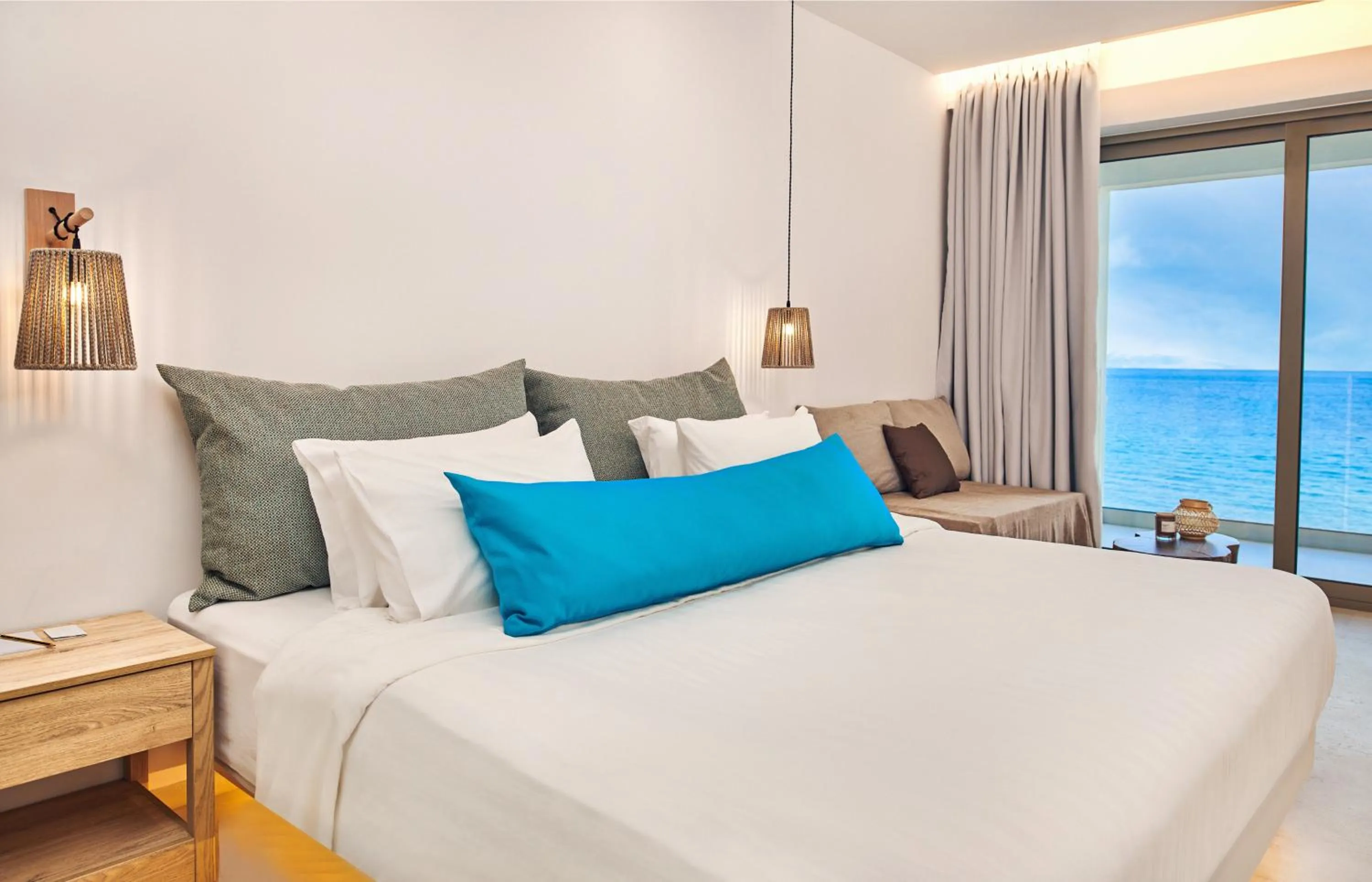 Bed in Tsamis Zante Suites