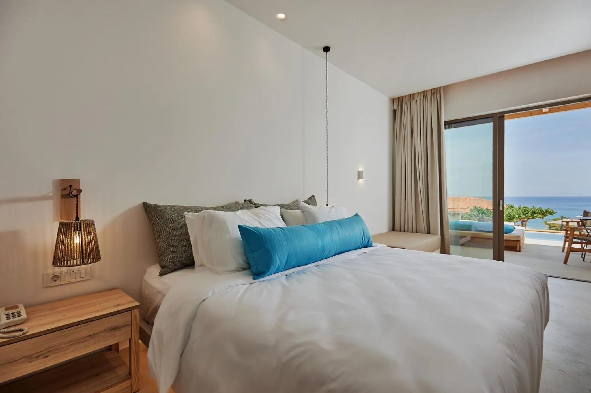 Bed in Tsamis Zante Suites