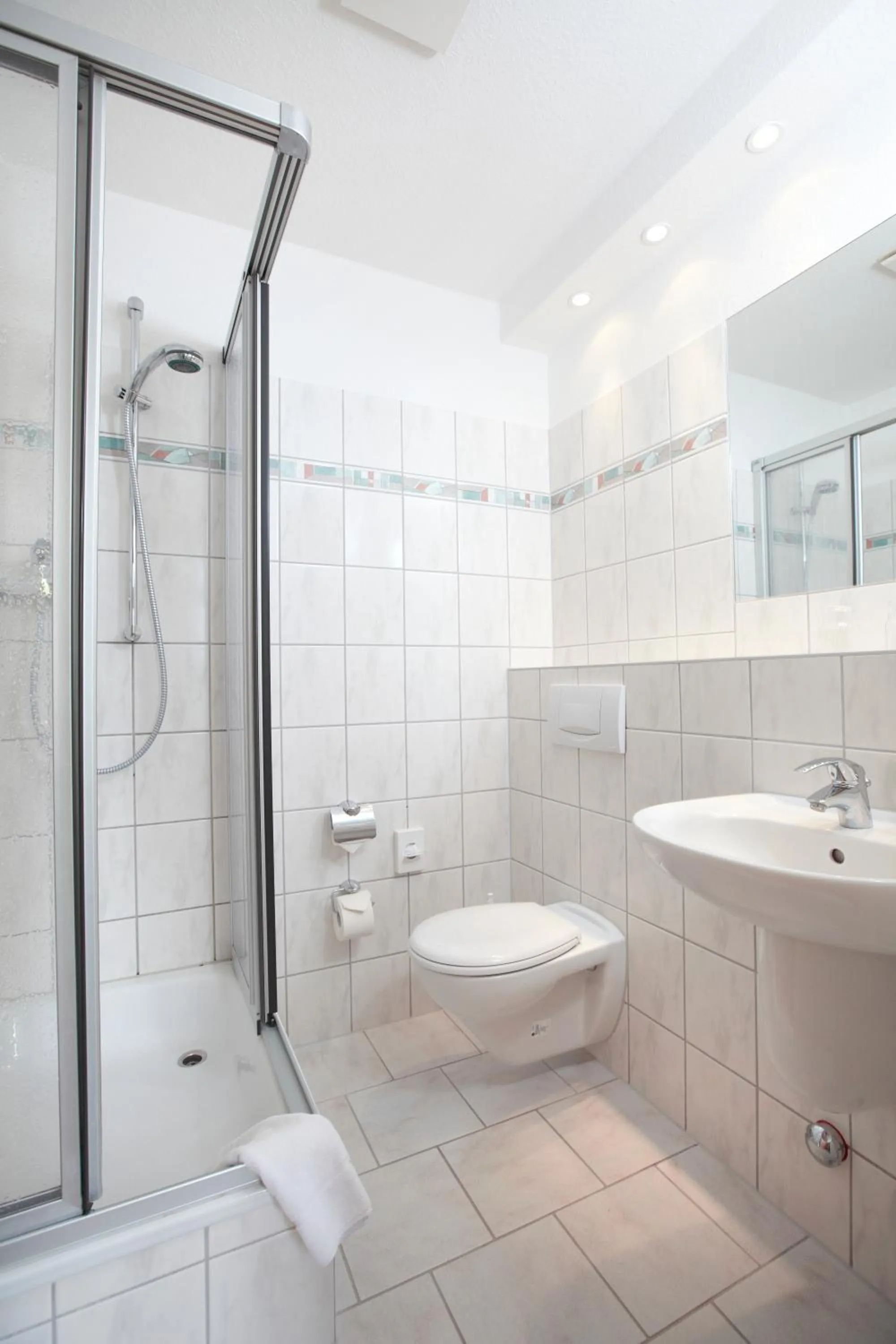 Bathroom in Meeressterne Hotel Idyll Am Wolgastsee