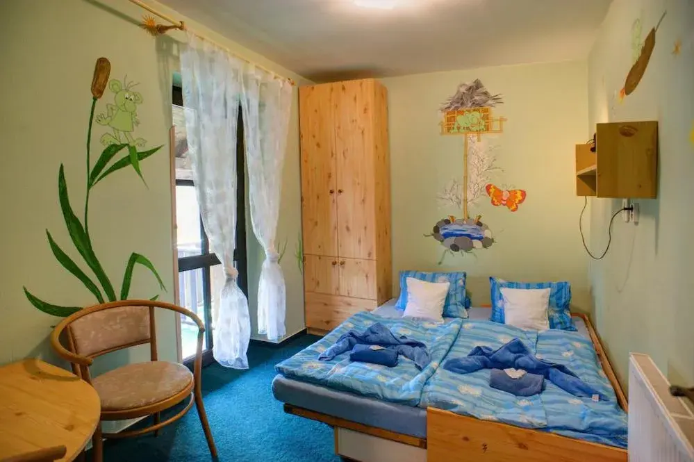 Deluxe Double Room with Balcony - single occupancy in Borovansky mlyn Deluxe Double Room with Balcony - single occupancy in Borovansky mlyn