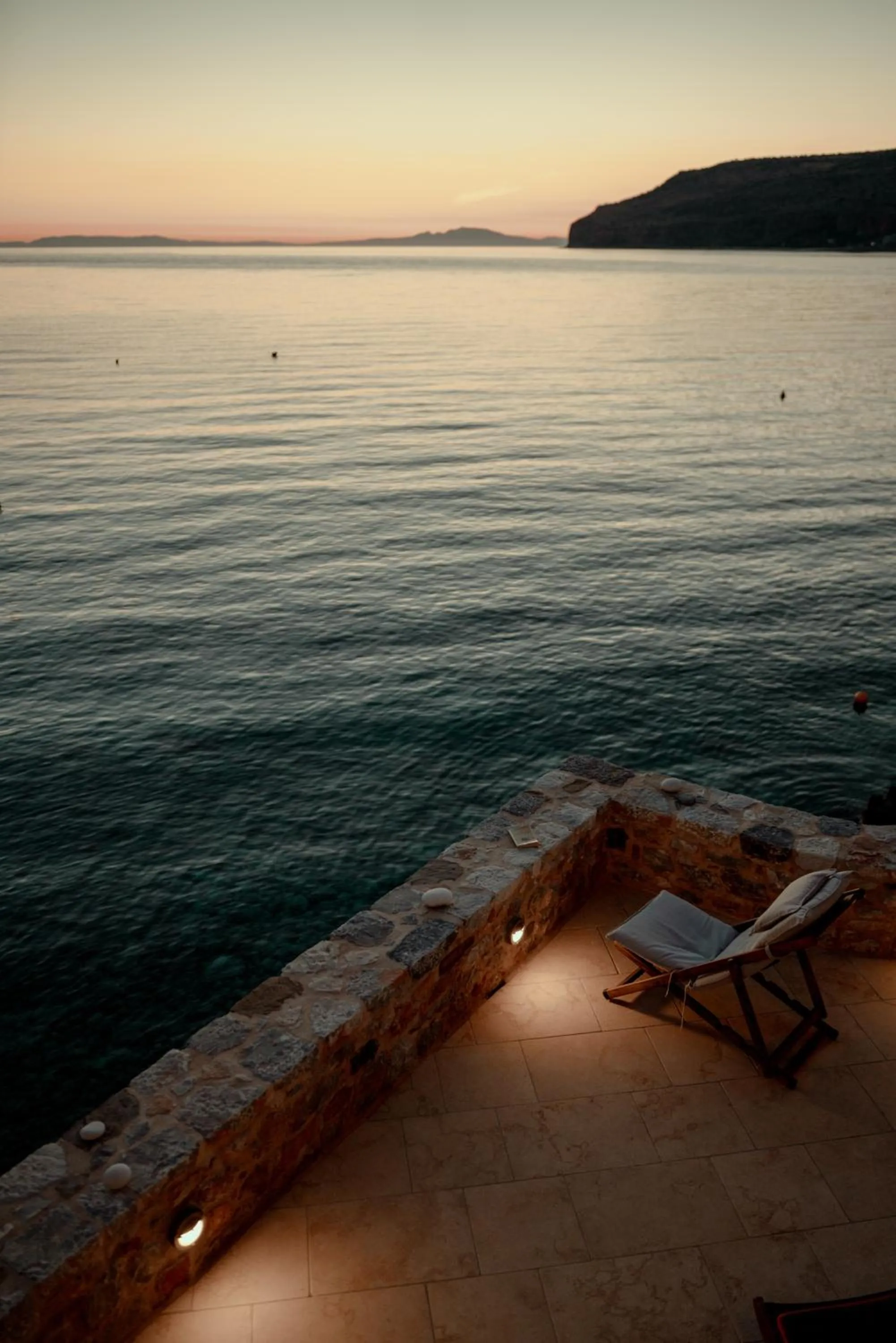 Balcony/Terrace in Limeni Villa