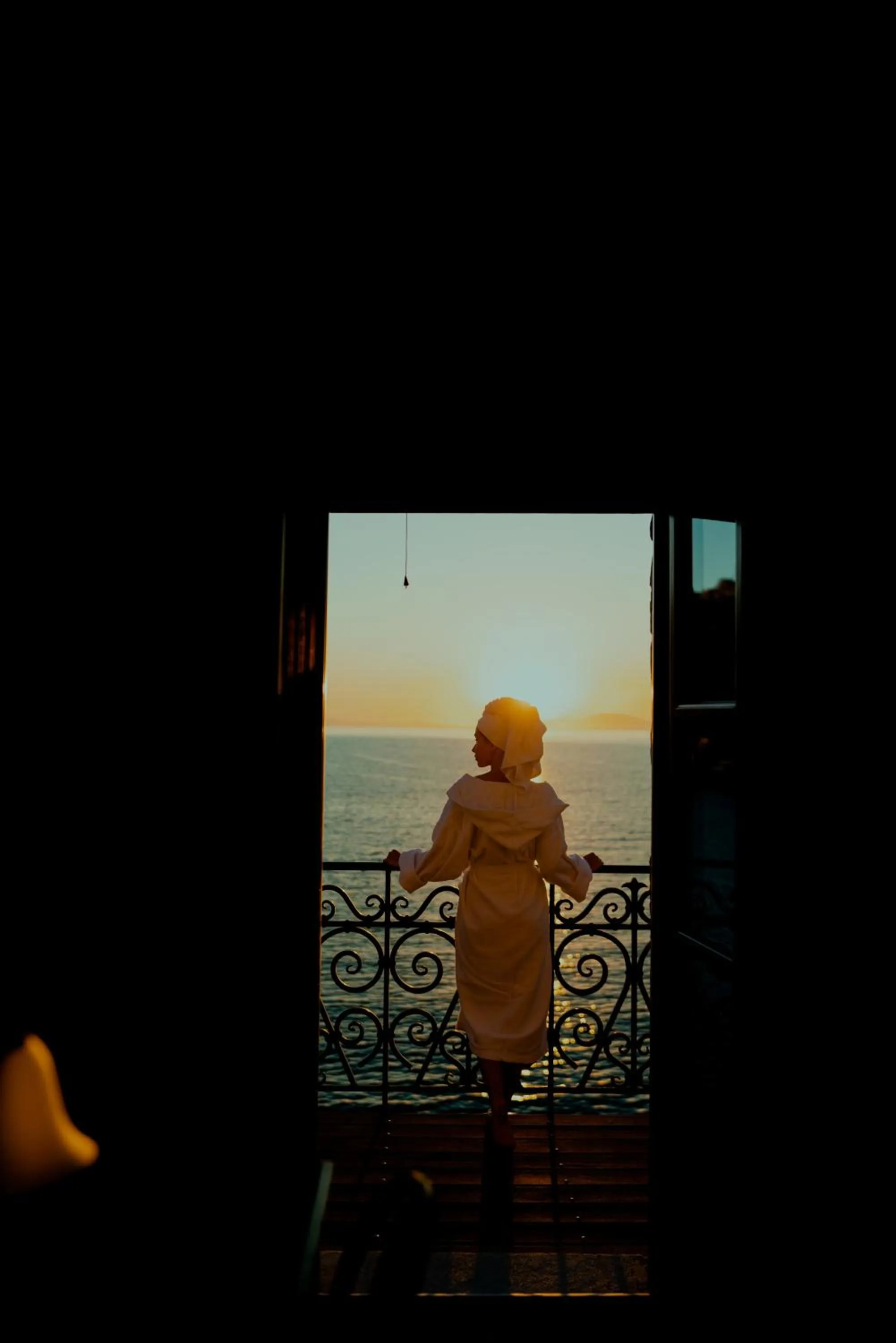 Balcony/Terrace in Limeni Villa