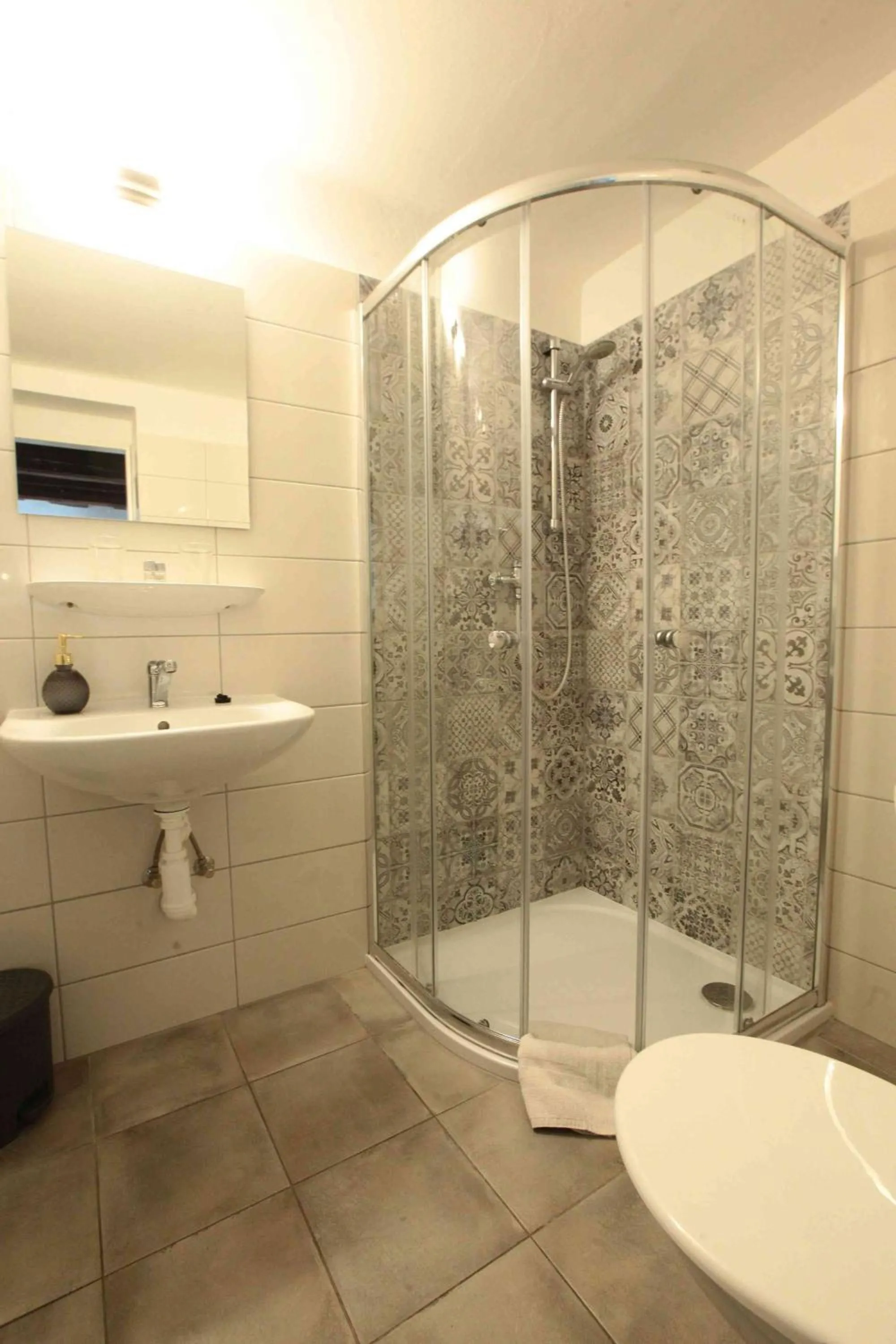 Shower in Penzion Bohemia
