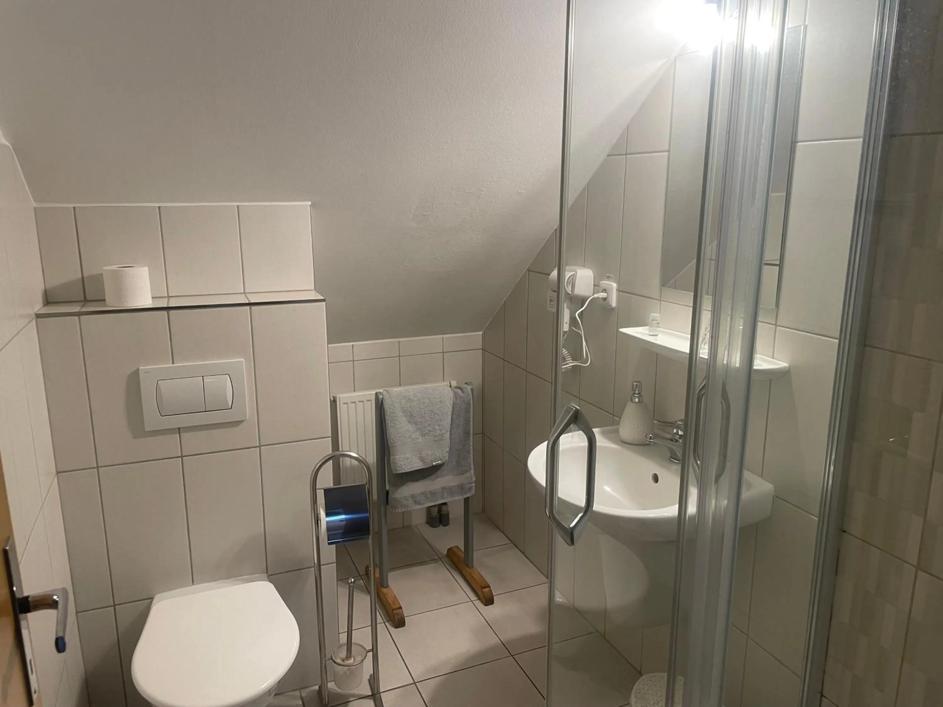 Shower in Penzion Bohemia