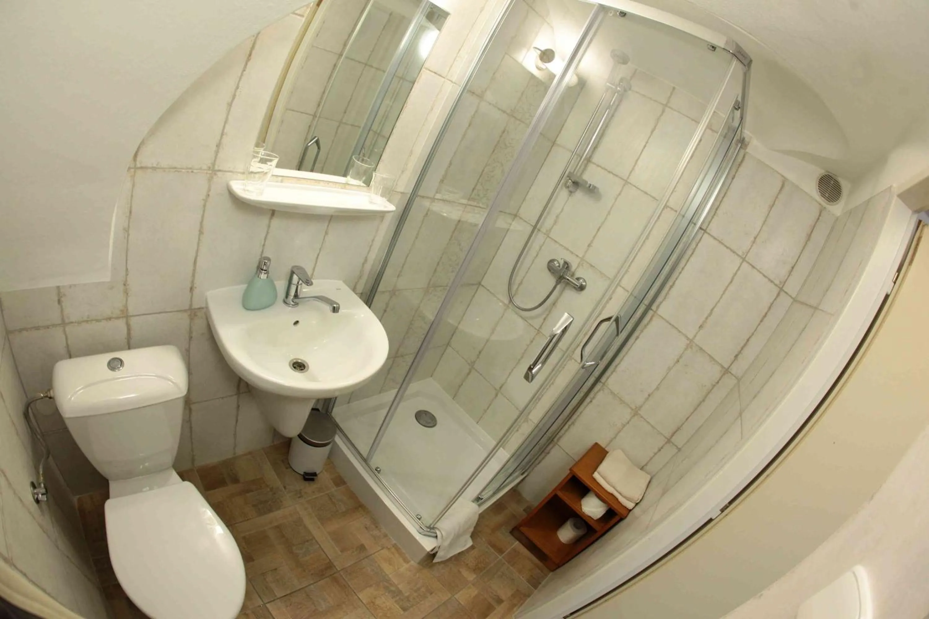 Shower in Penzion Bohemia