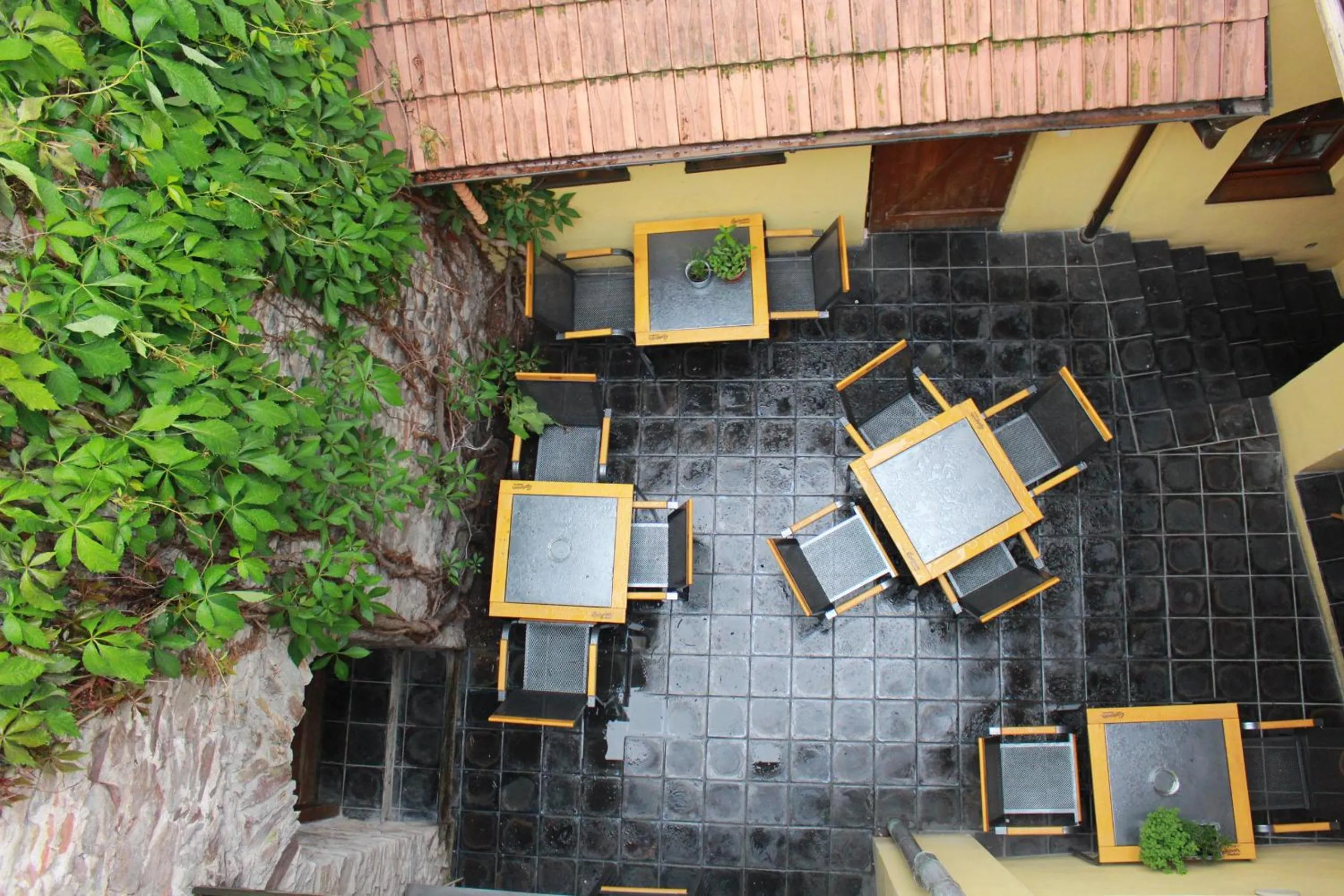Patio in Penzion Bohemia