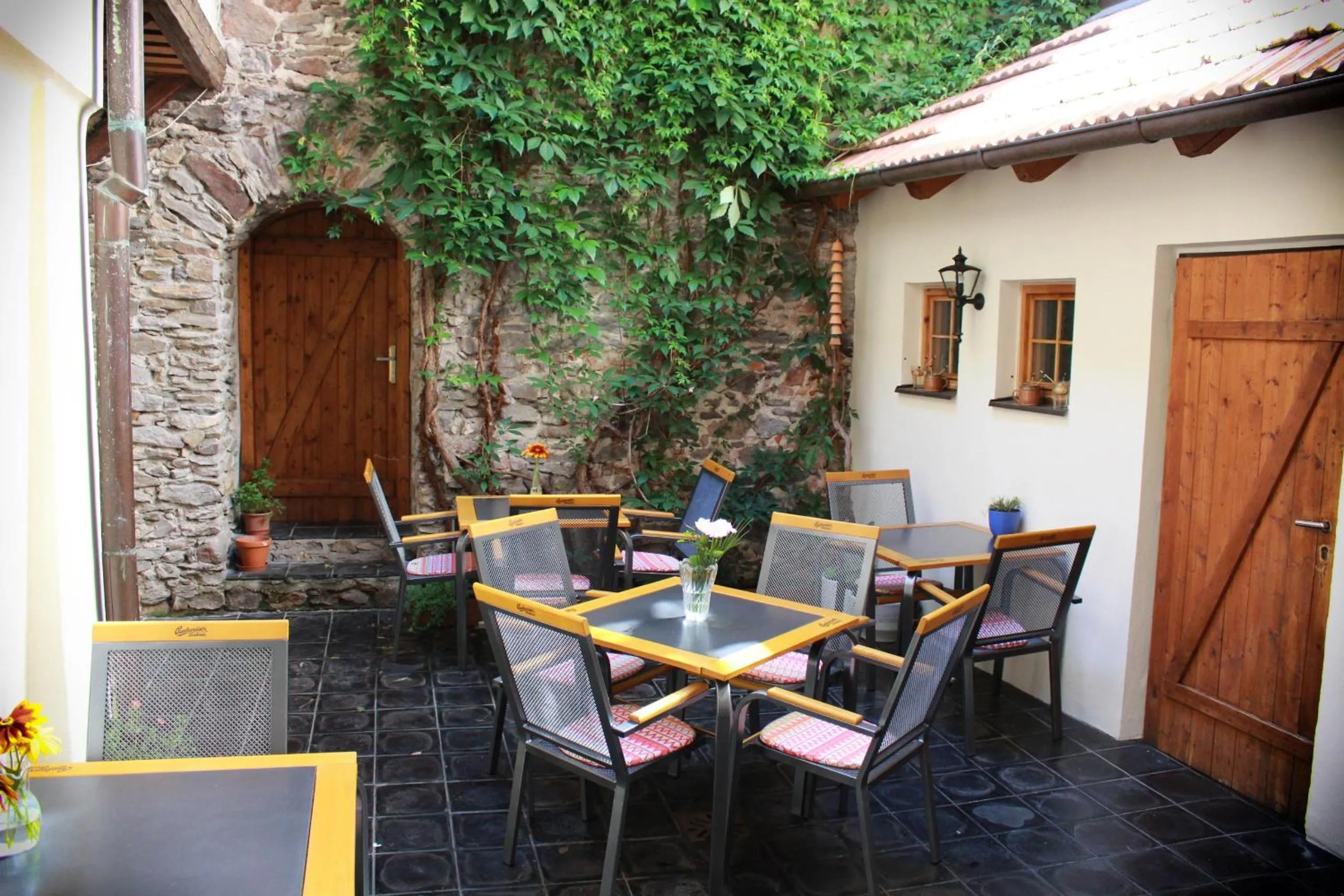 Patio in Penzion Bohemia