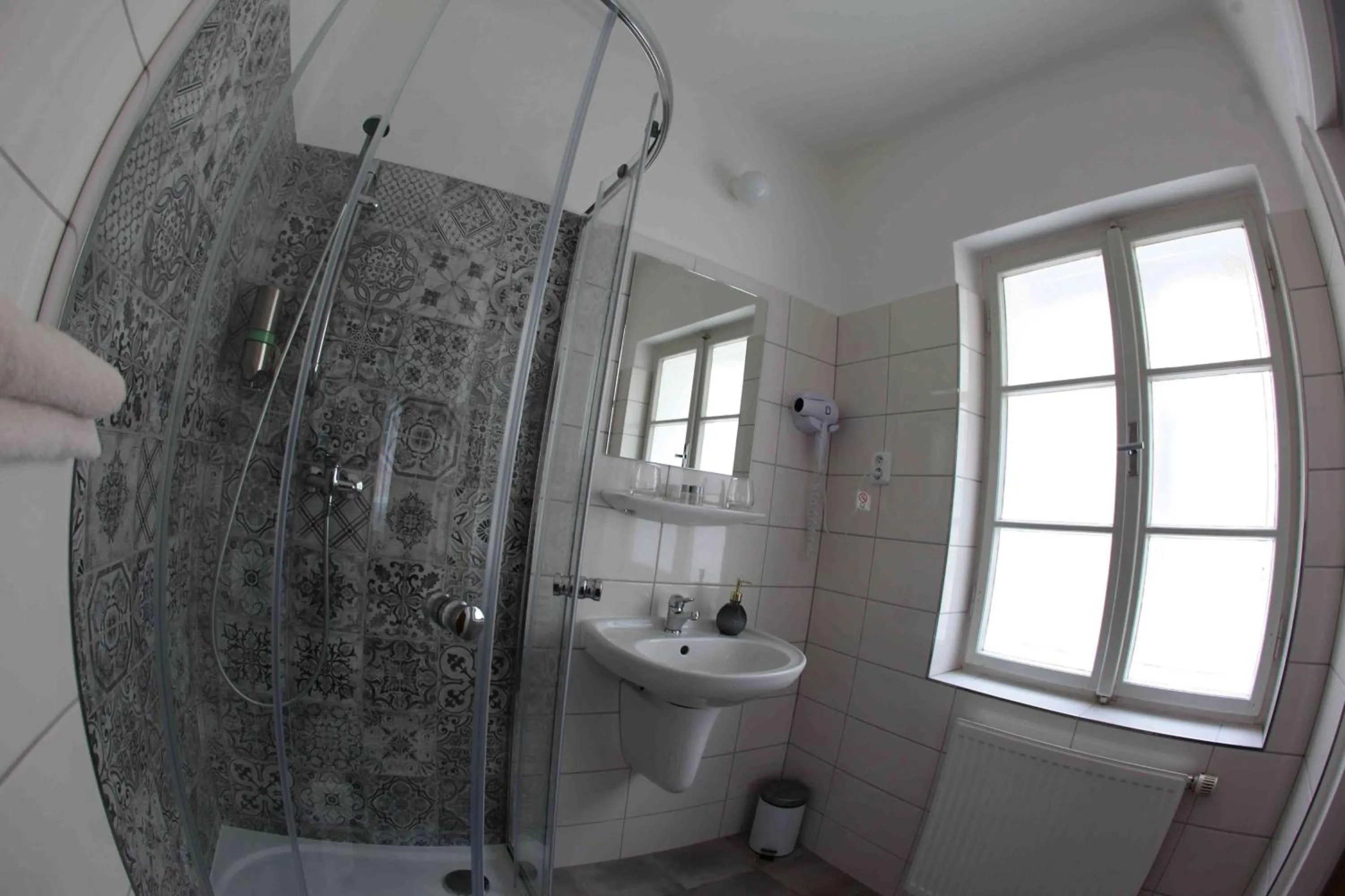 Shower in Penzion Bohemia