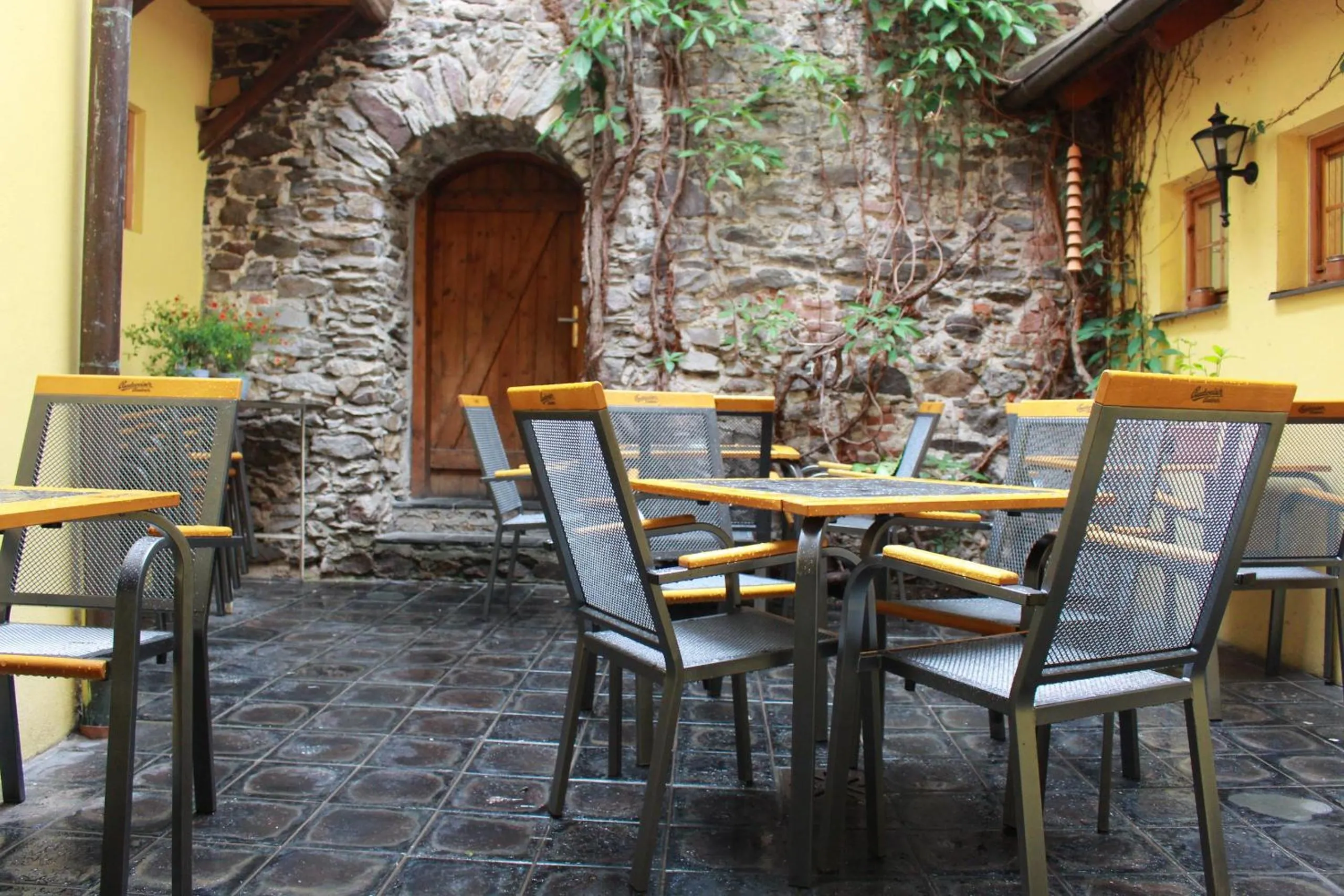 Patio in Penzion Bohemia