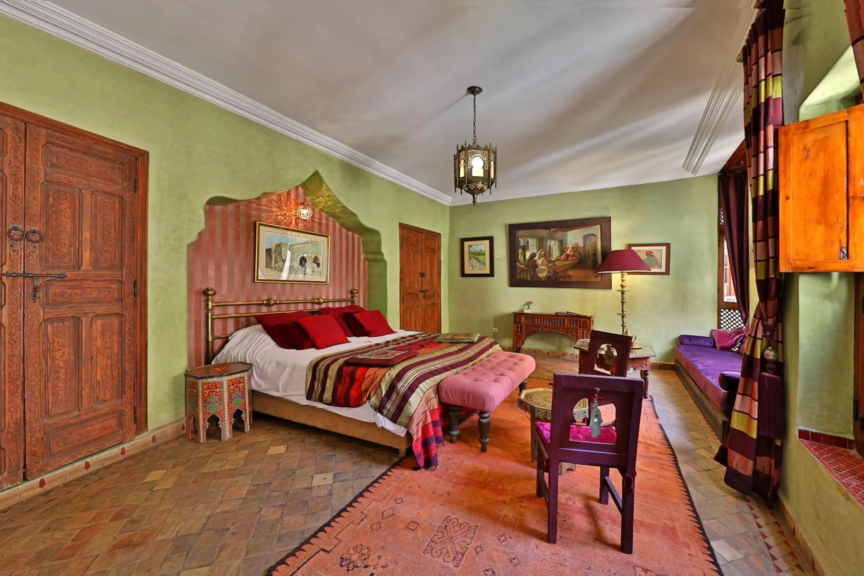 Bedroom, Bed in Riad Zayane Bedroom, Bed in Riad Zayane