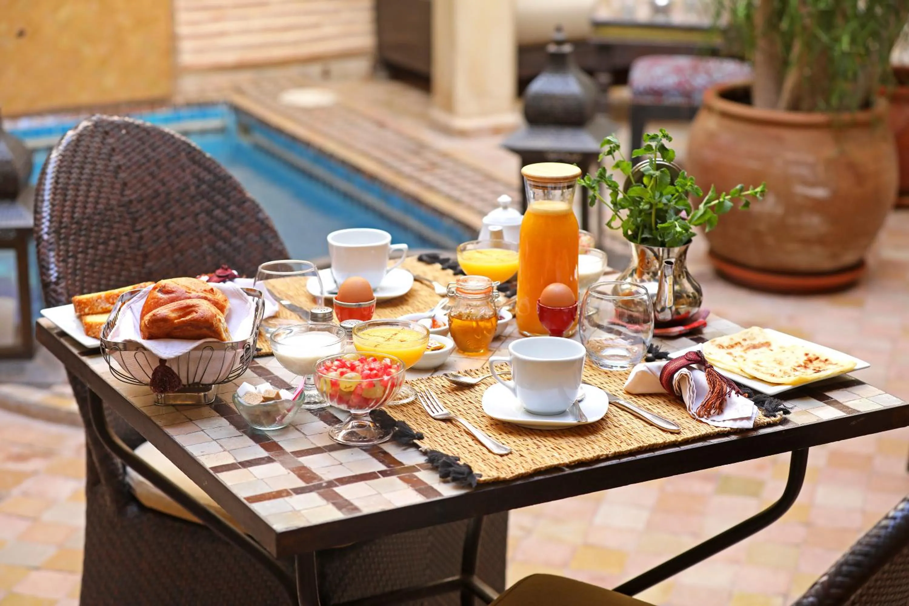 Breakfast in Riad Zayane