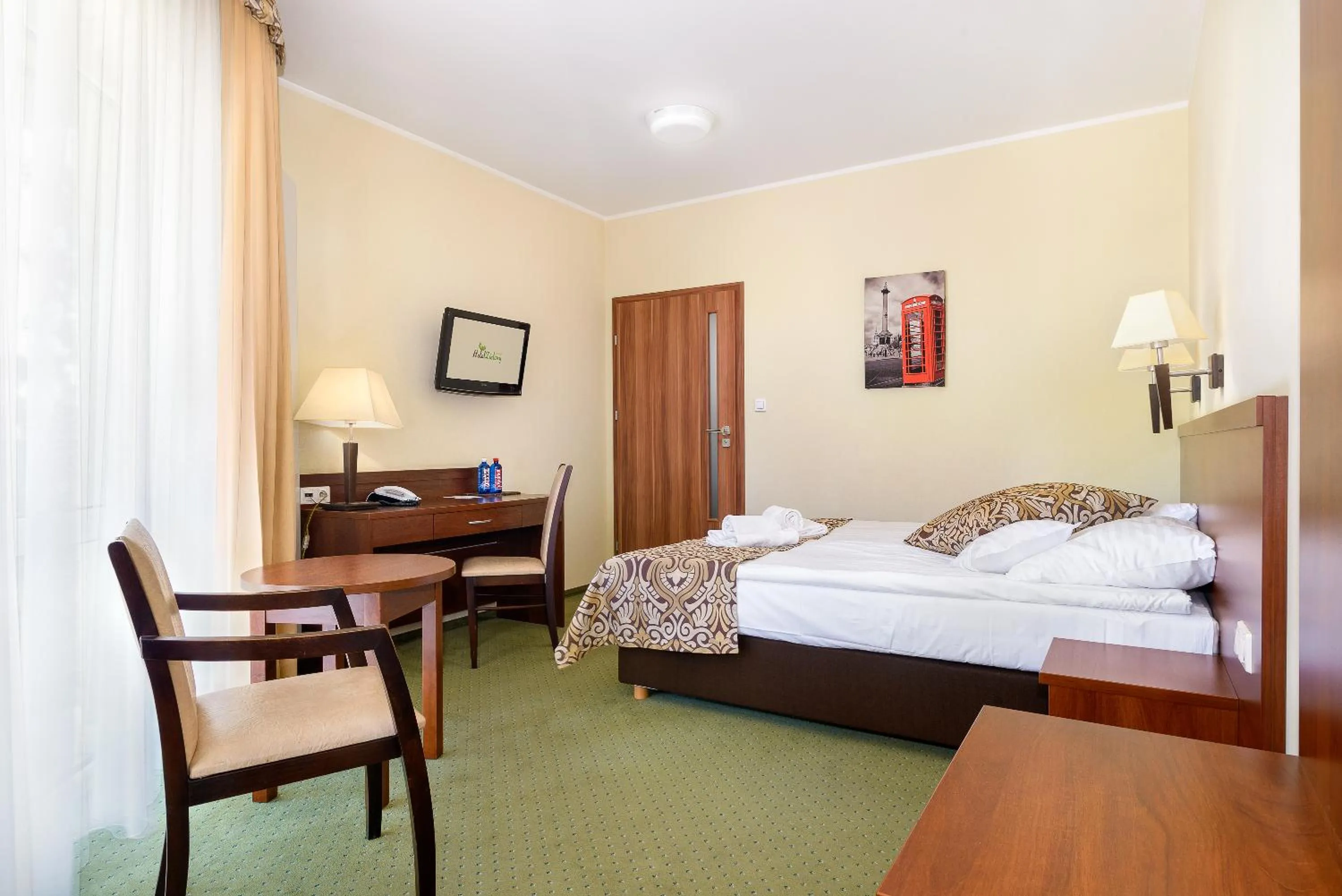 Bed in Hotel Zielony