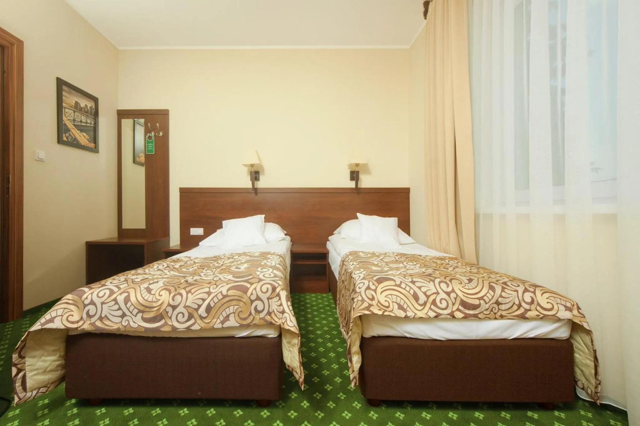 Bed in Hotel Zielony