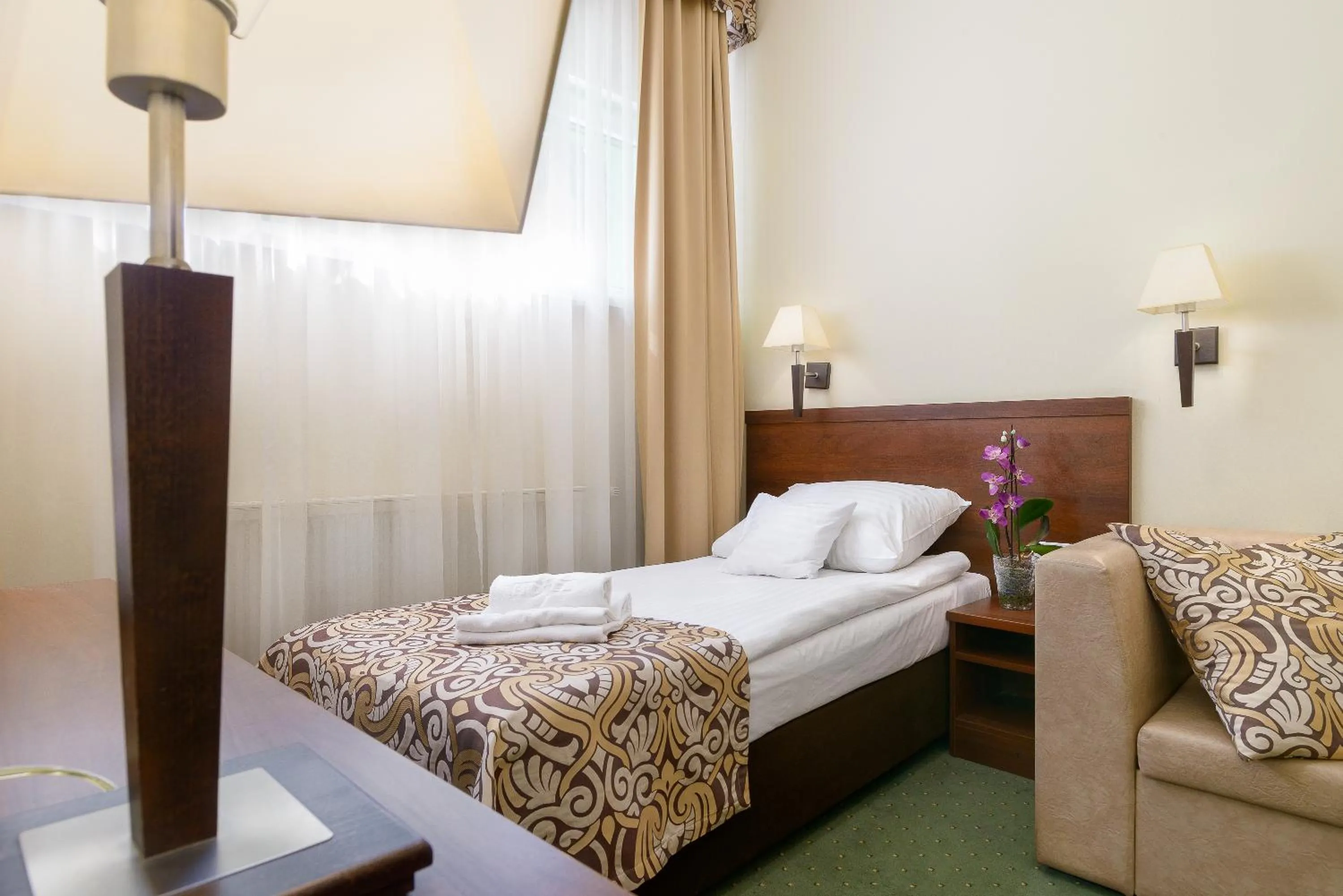 Bed in Hotel Zielony