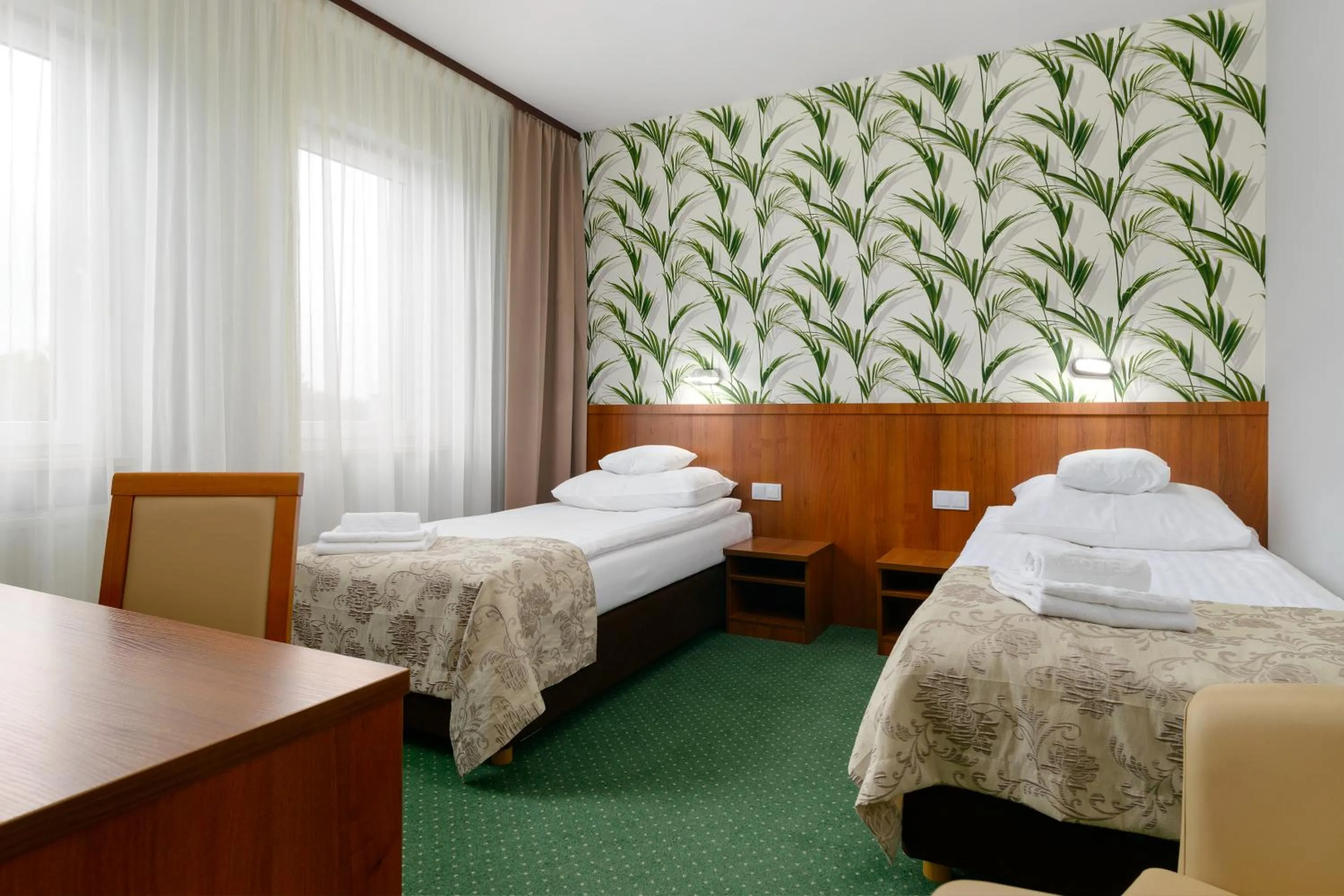 Bed in Hotel Zielony