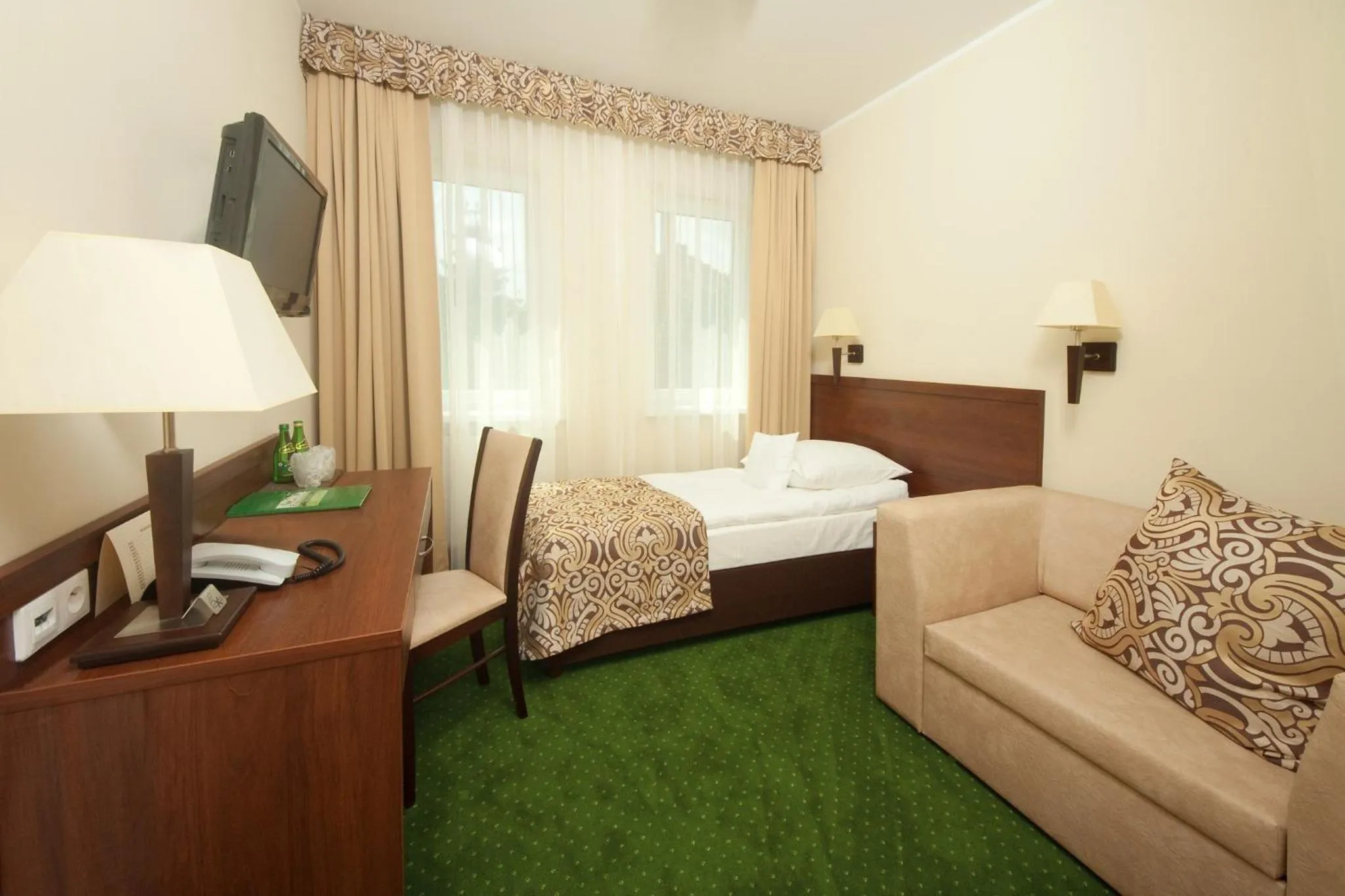 Bed in Hotel Zielony