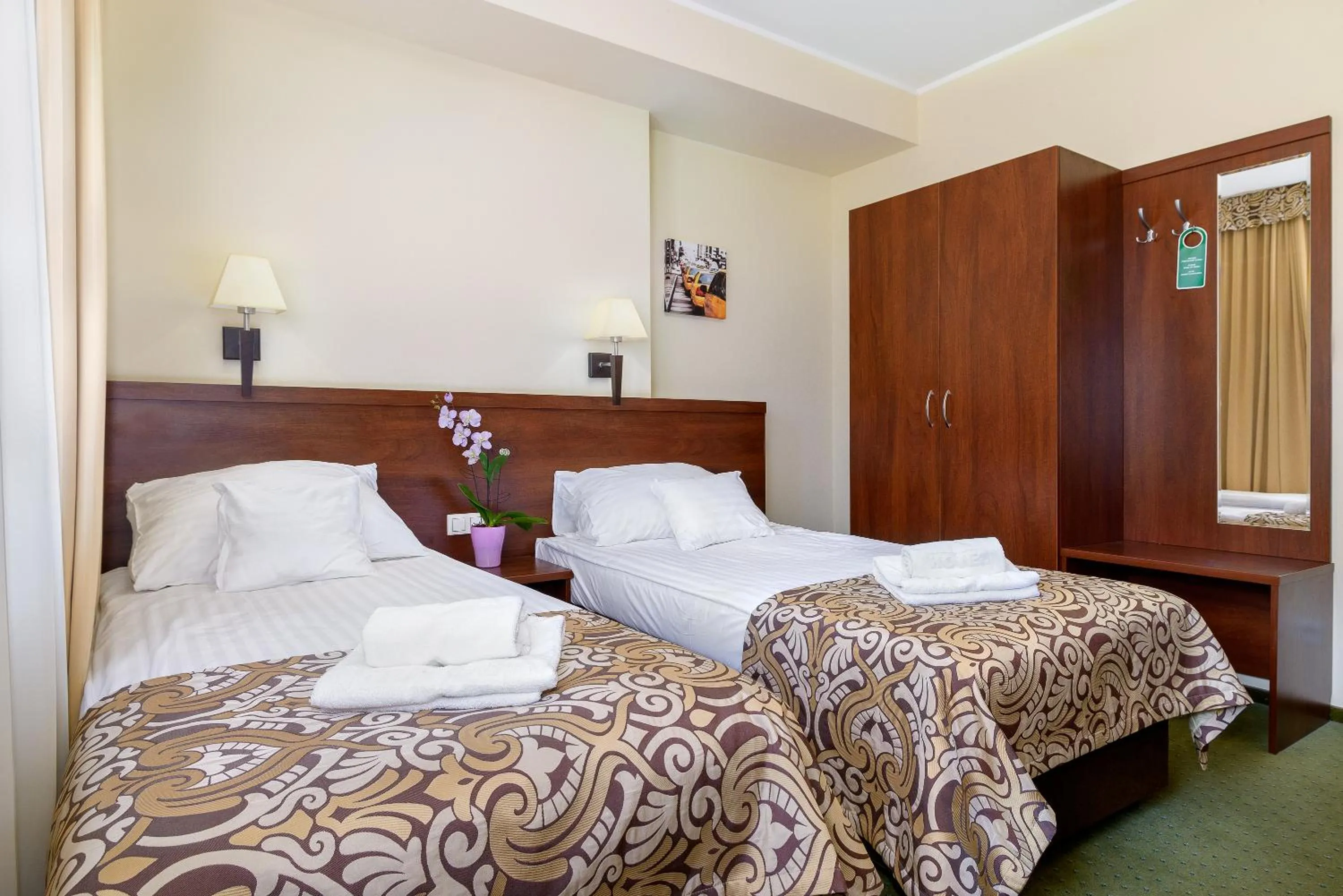 Bed in Hotel Zielony