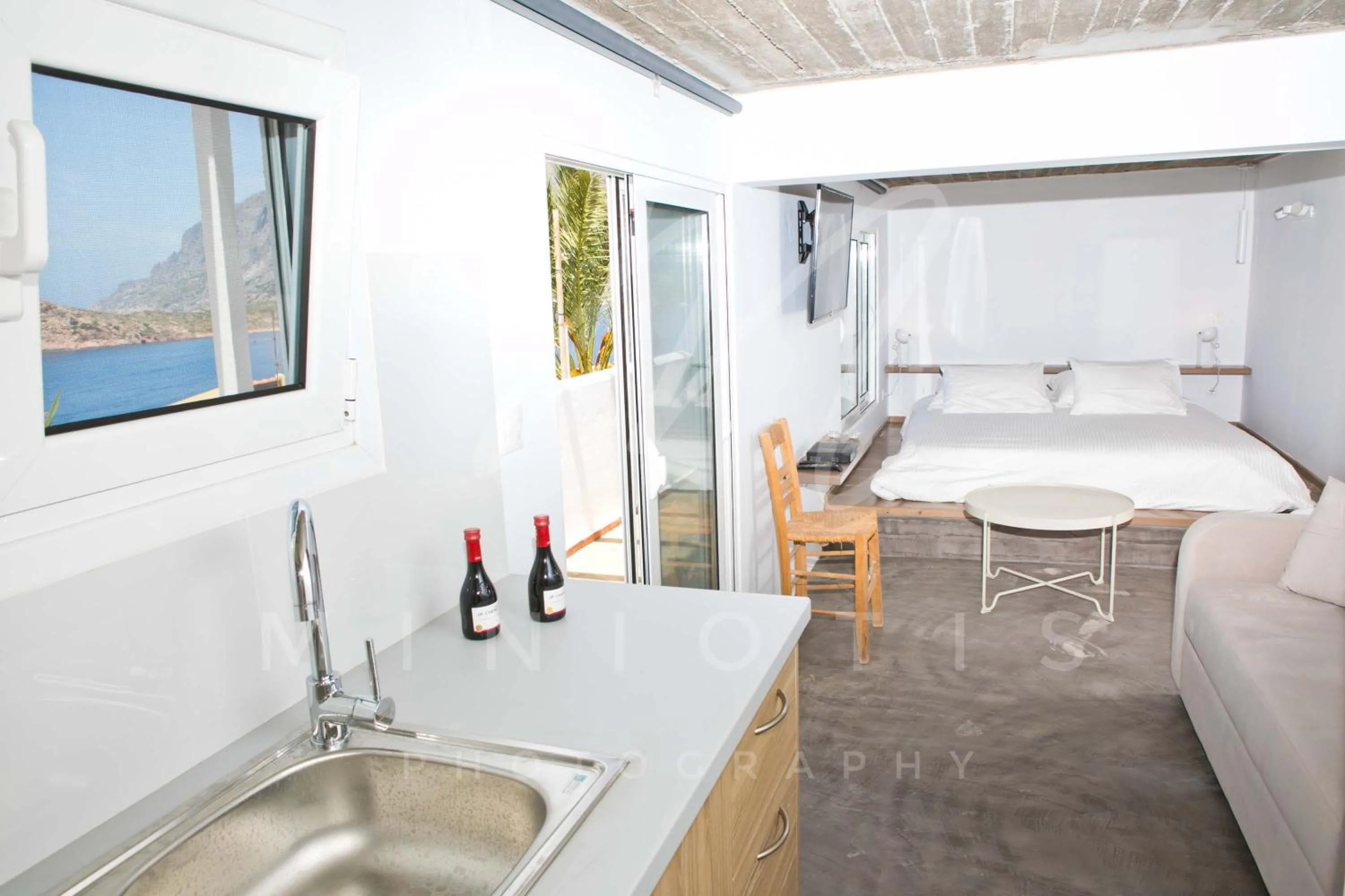 Bed in Blue Dawn Kalymnos