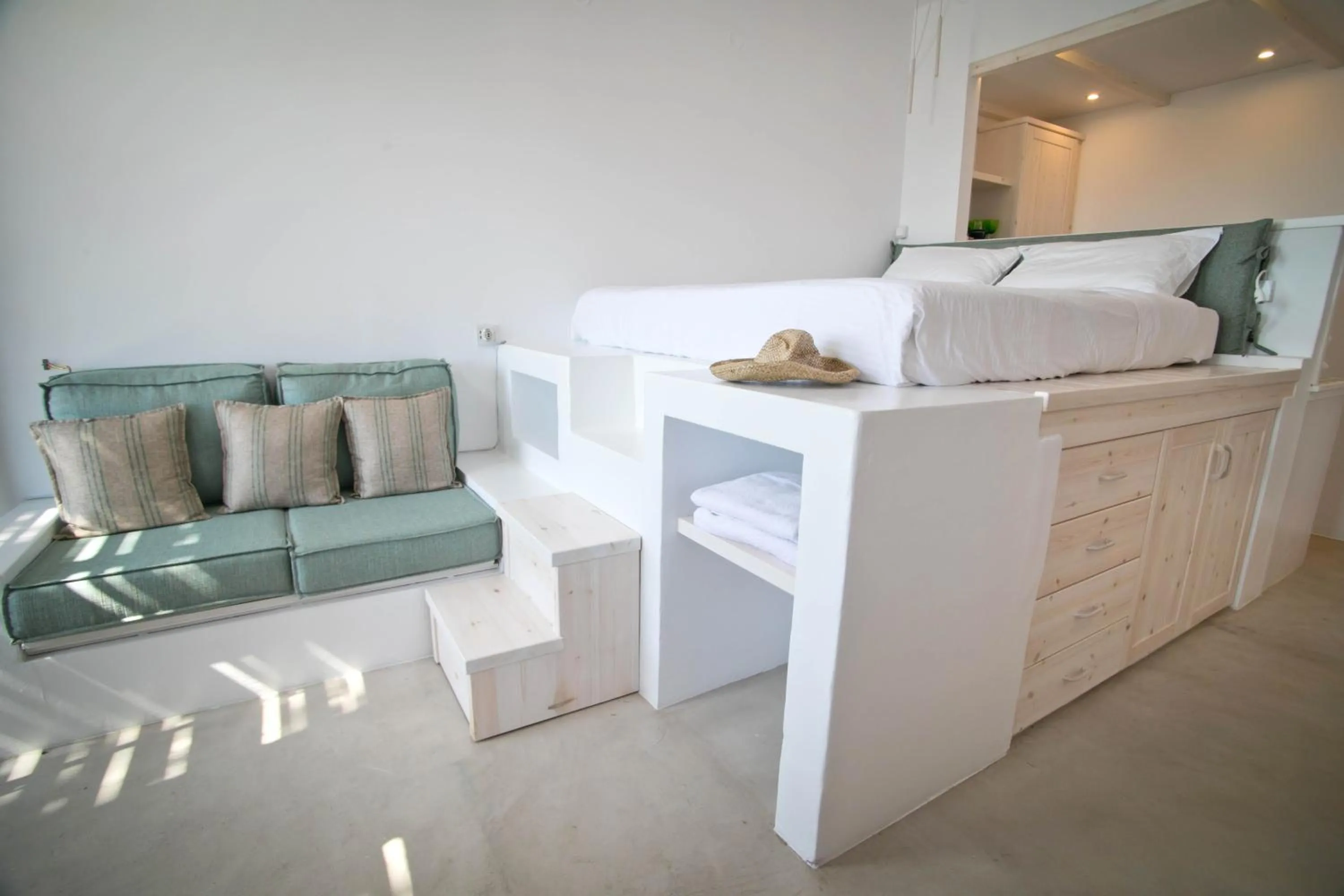 Bed in Blue Dawn Kalymnos