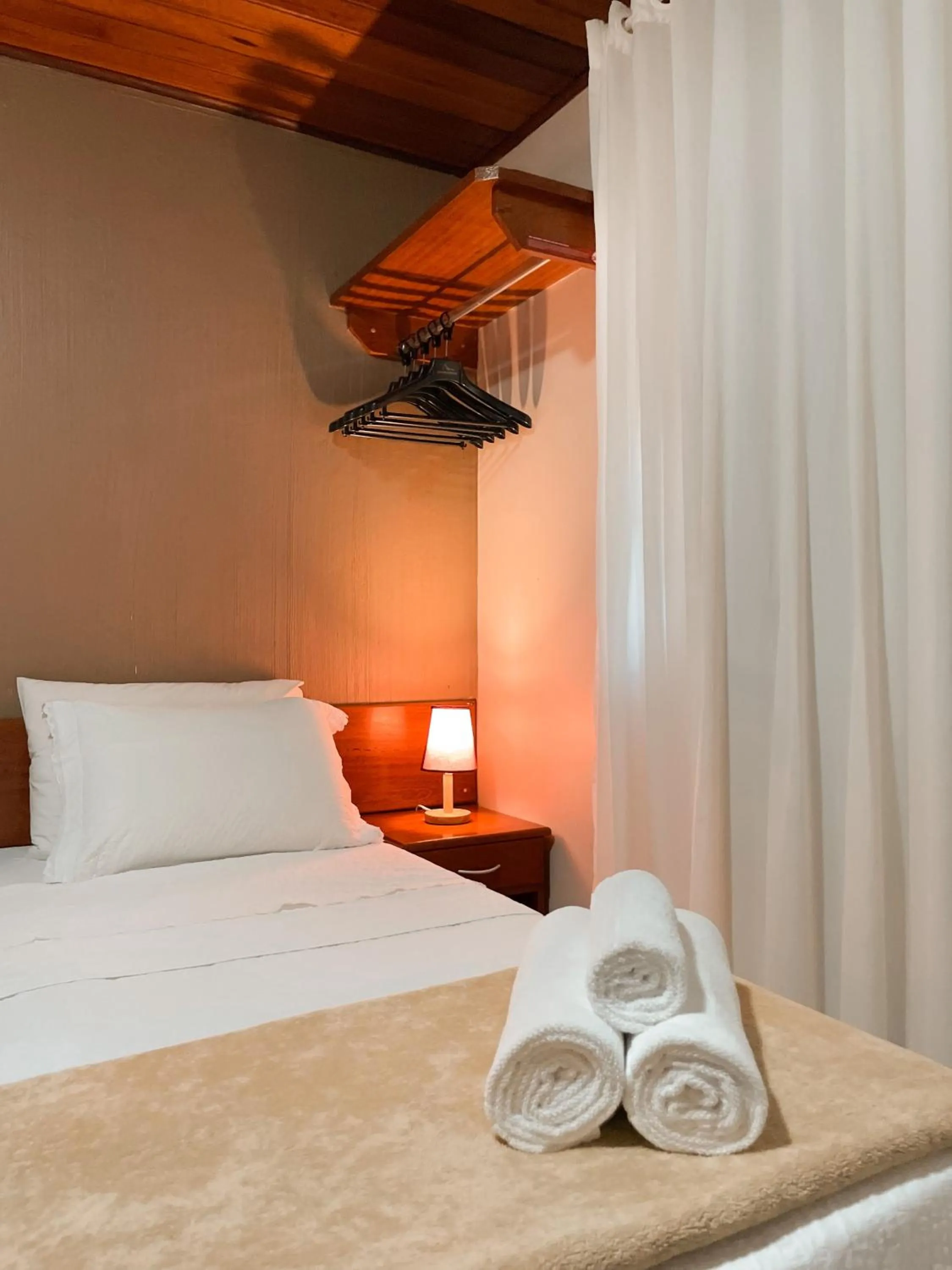 Bed in Hotel Fazenda China Park