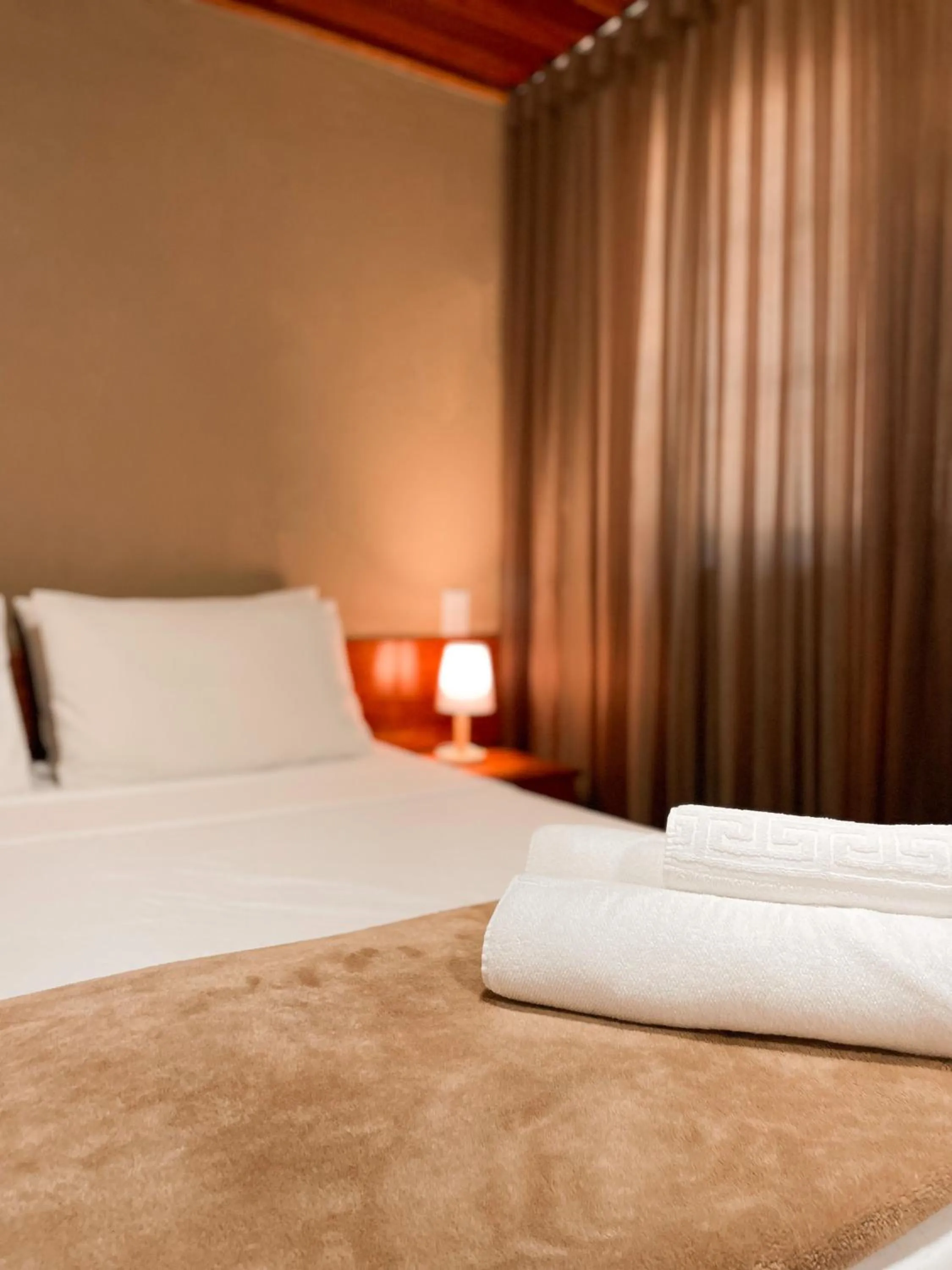 Bed in Hotel Fazenda China Park