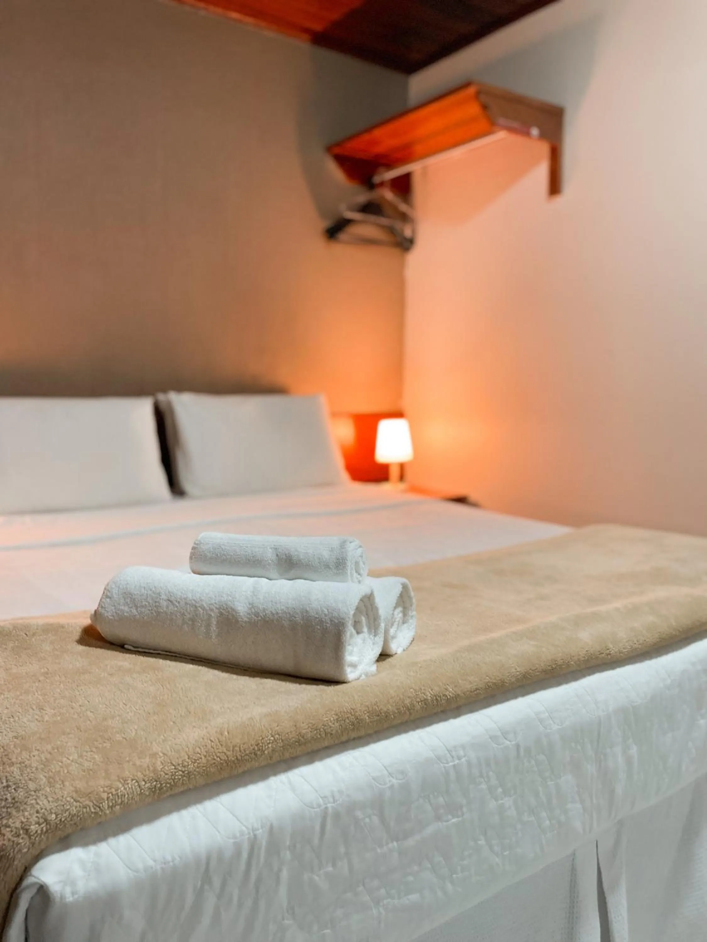 Bed in Hotel Fazenda China Park