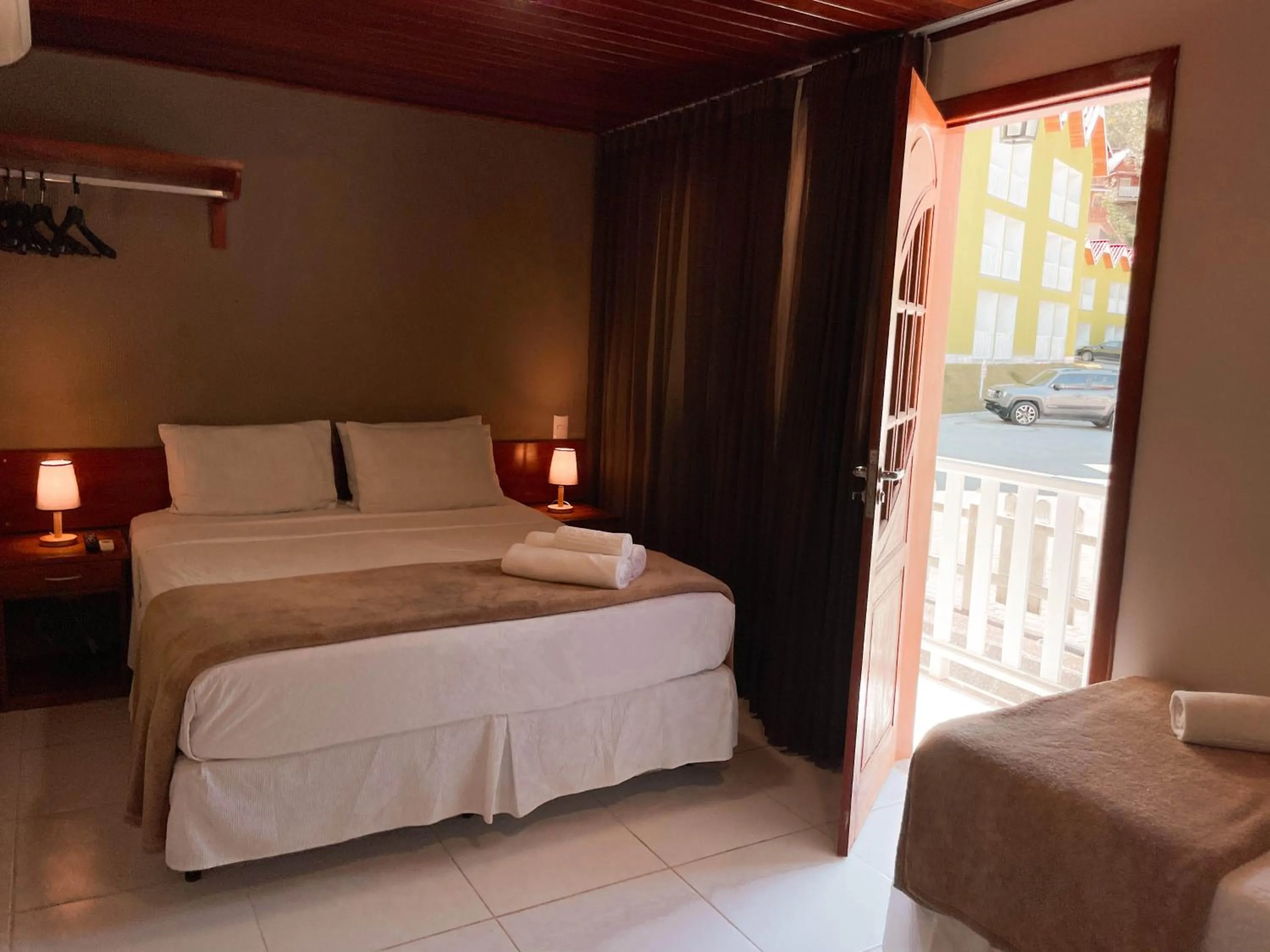 Bed in Hotel Fazenda China Park