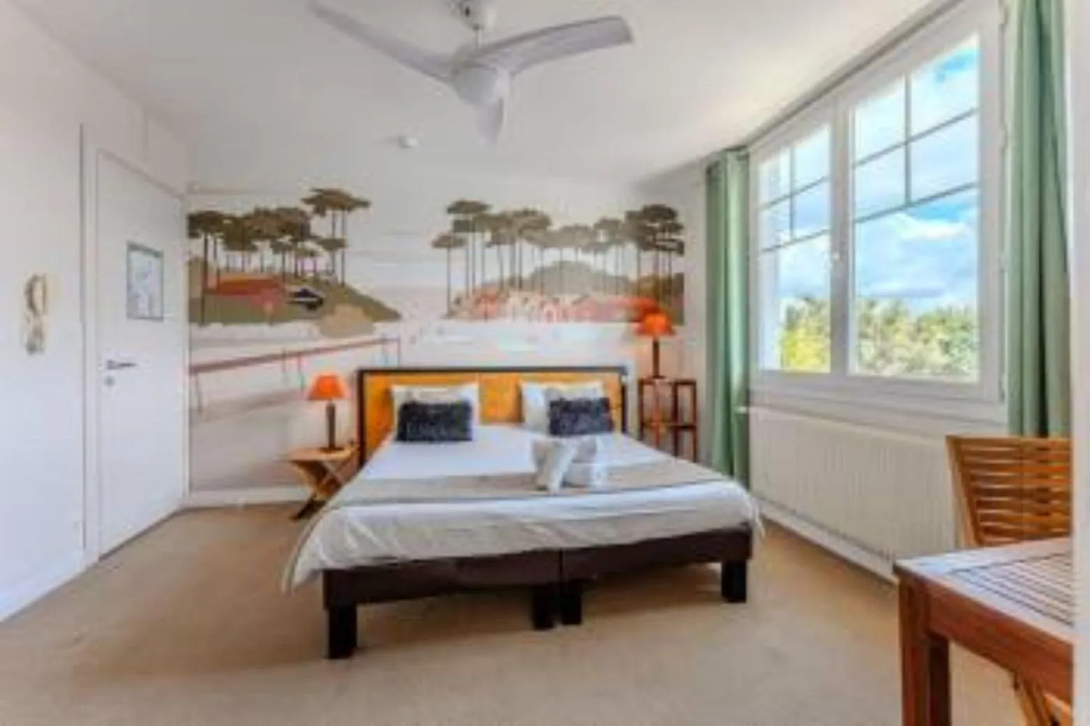 Bedroom, Bed in Hôtel Le Grain de Sable