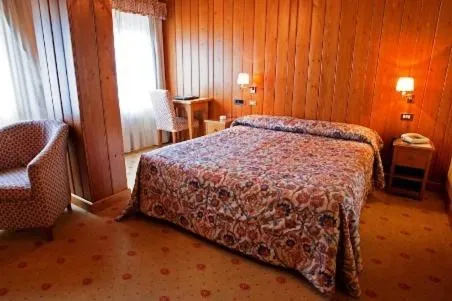 Bed in Hotel Pavillon