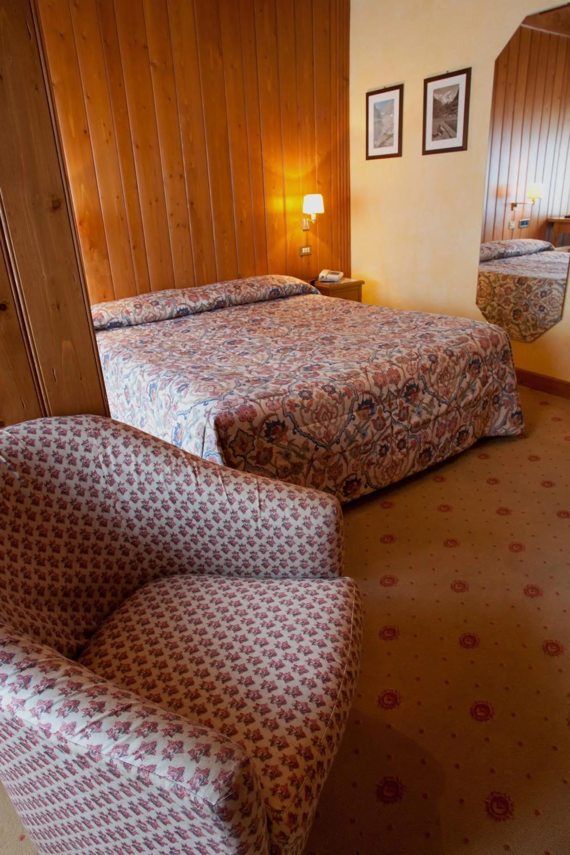 Bed in Hotel Pavillon