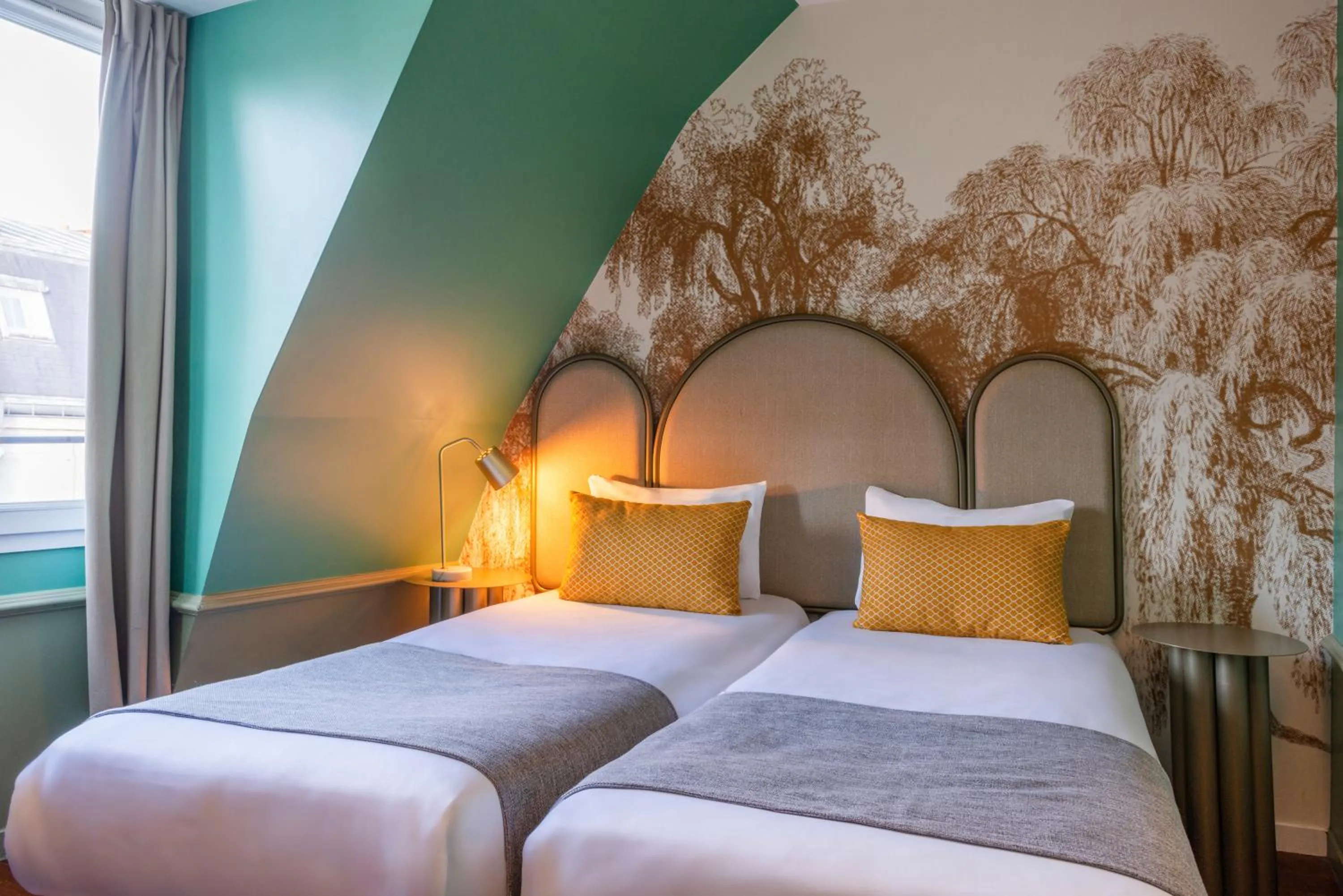 Bedroom, Bed in Appart Hotel Avalon