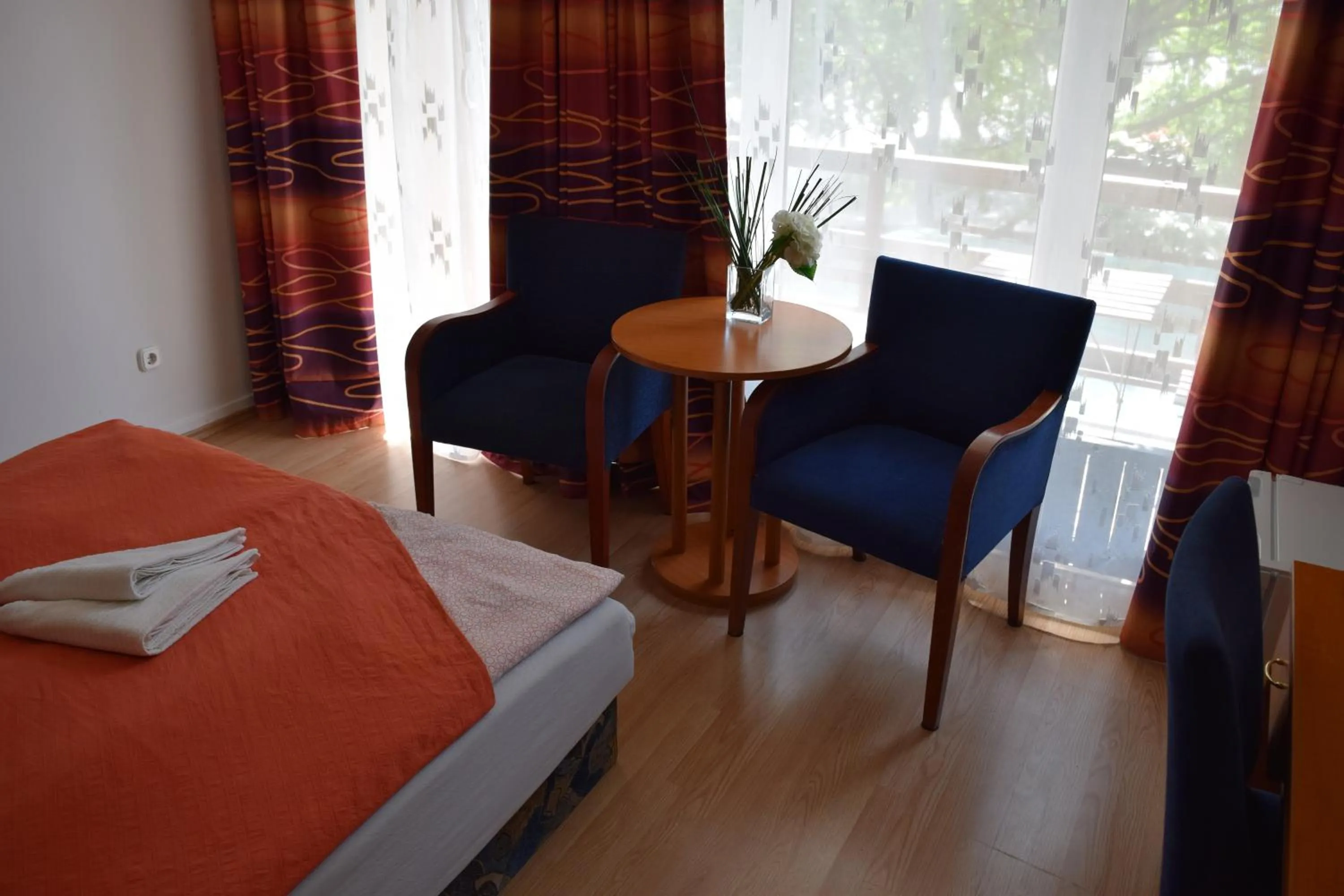 Seating area in Belvárosi Panzió