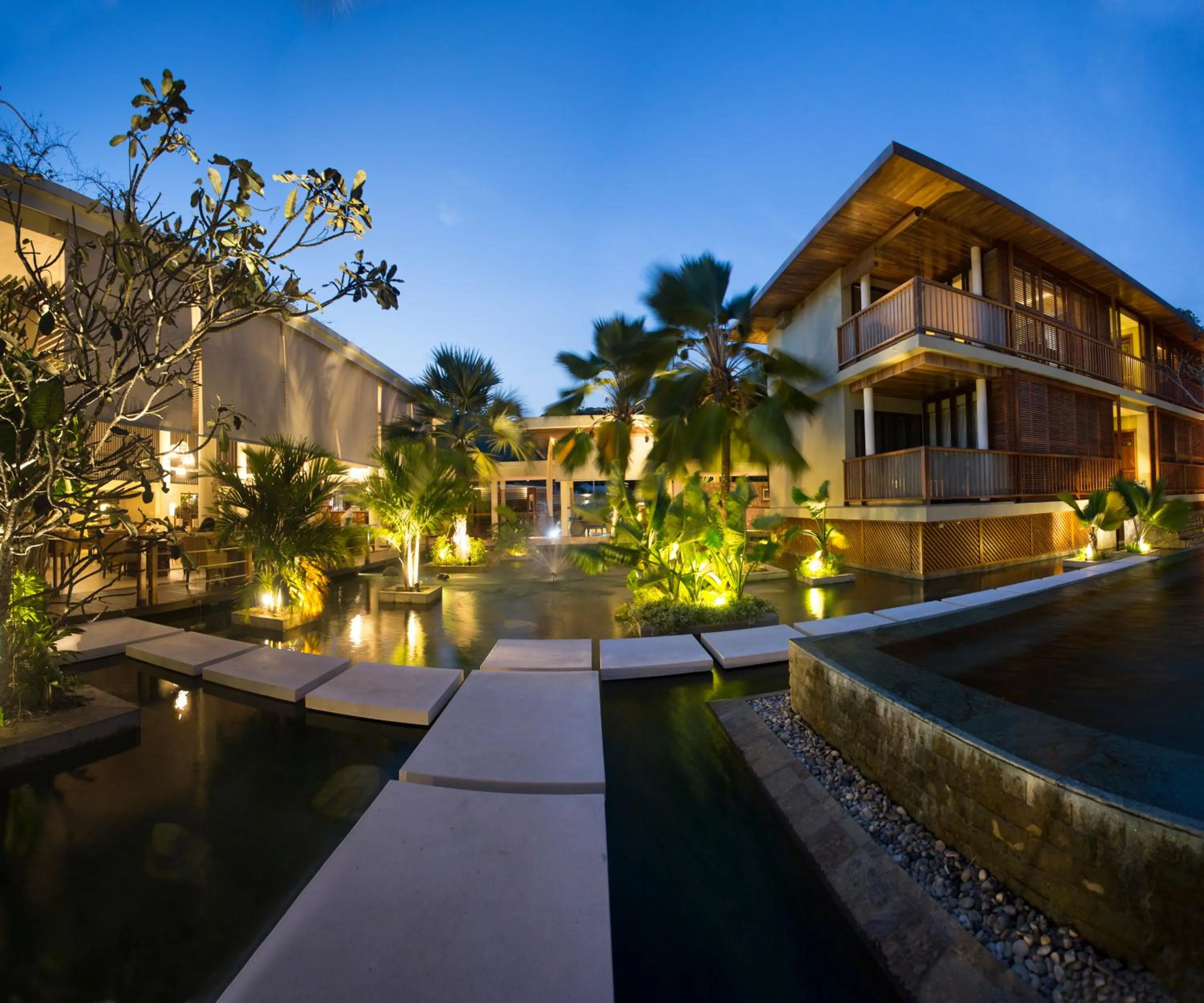 Facade/entrance in Dhevatara Beach Hotel