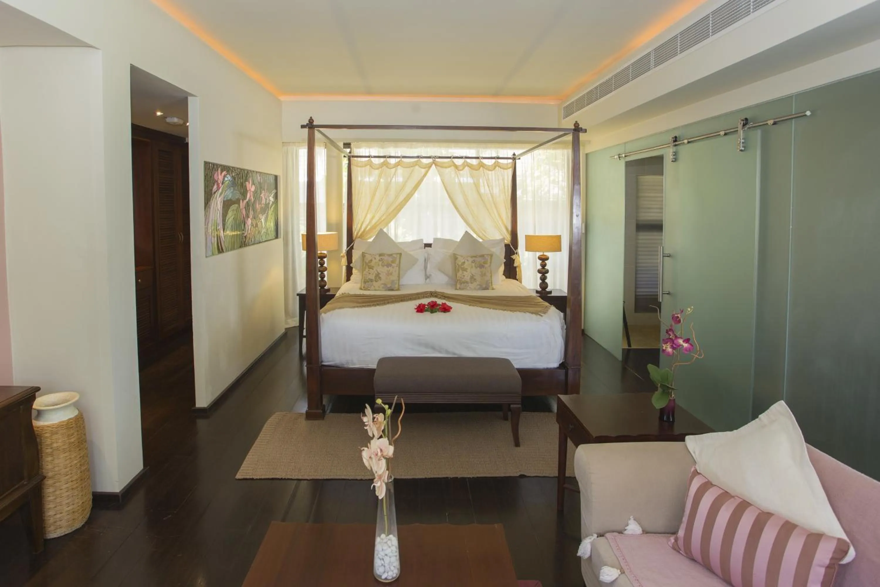 Photo of the whole room, Bed in Dhevatara Beach Hotel