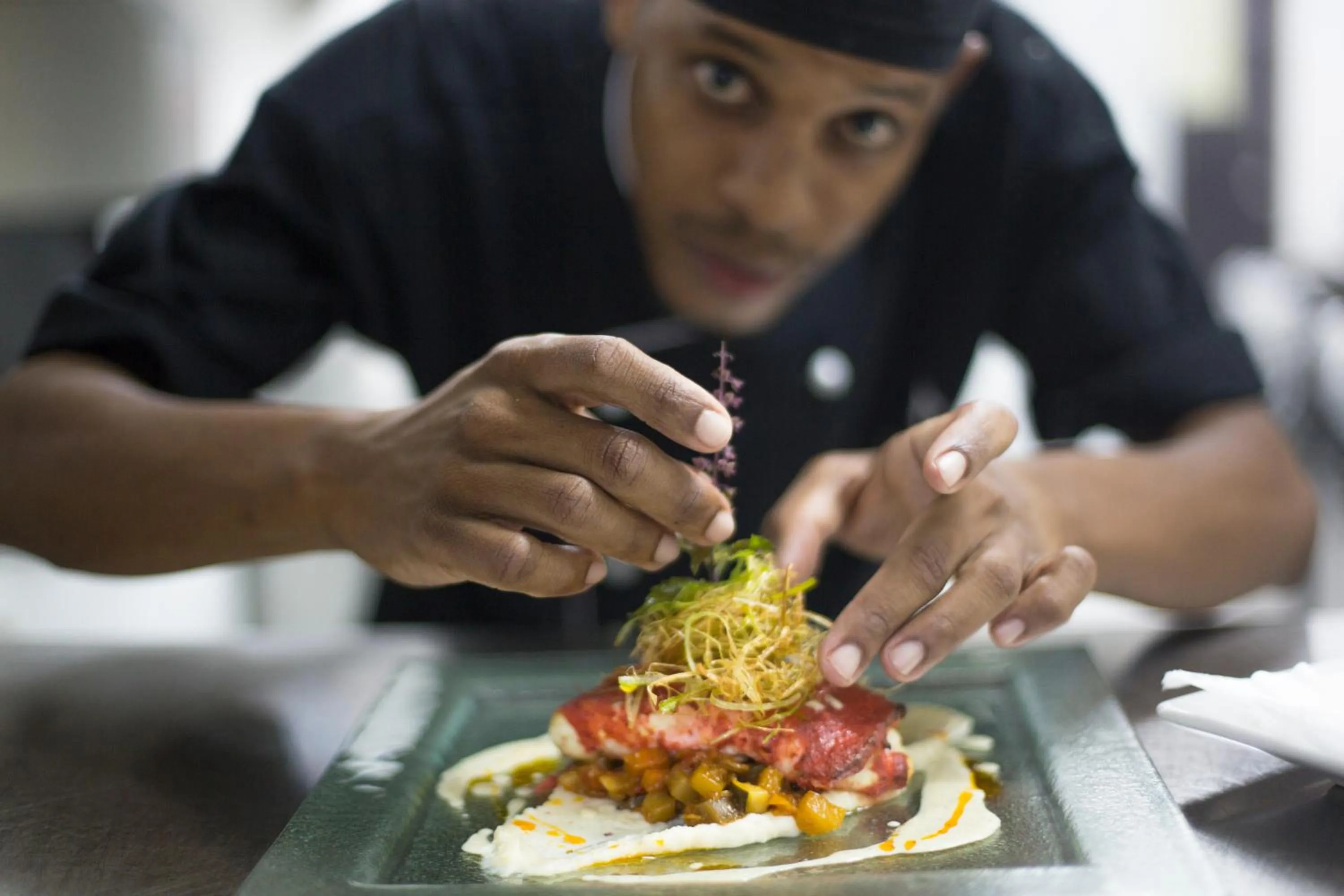 Food in Dhevatara Beach Hotel