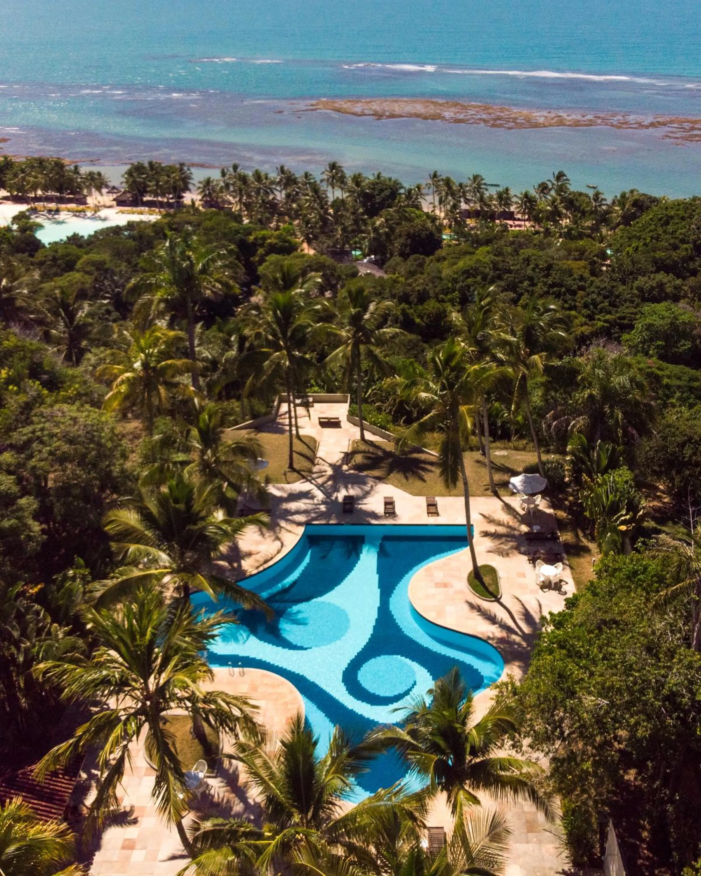 Pool view in Pousada Vila do Beco