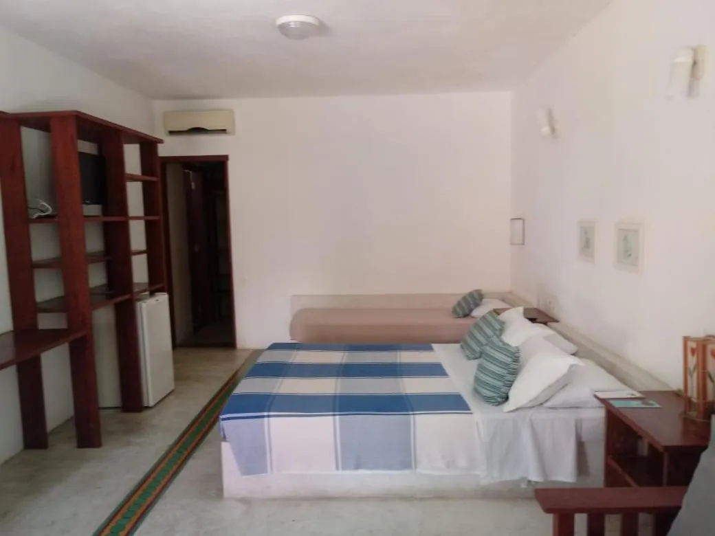 Bed in Pousada Vila do Beco