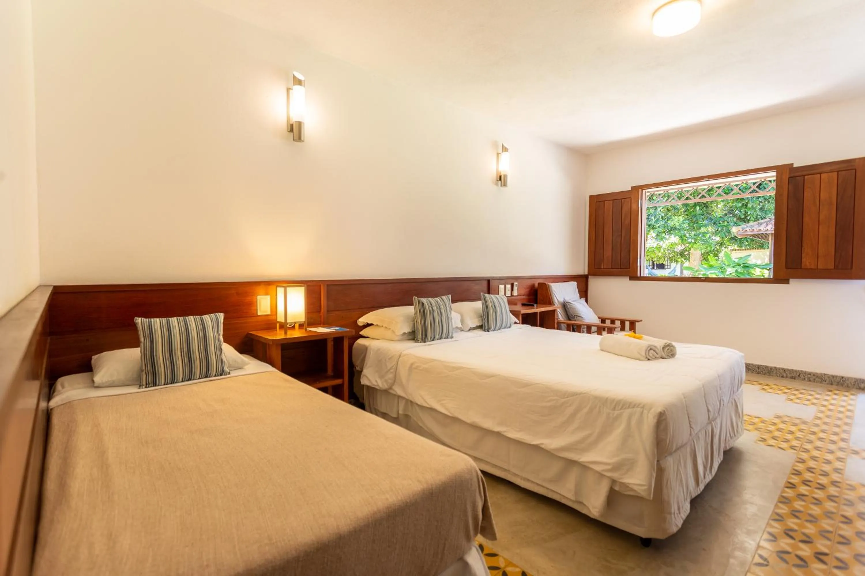 Bed in Pousada Vila do Beco