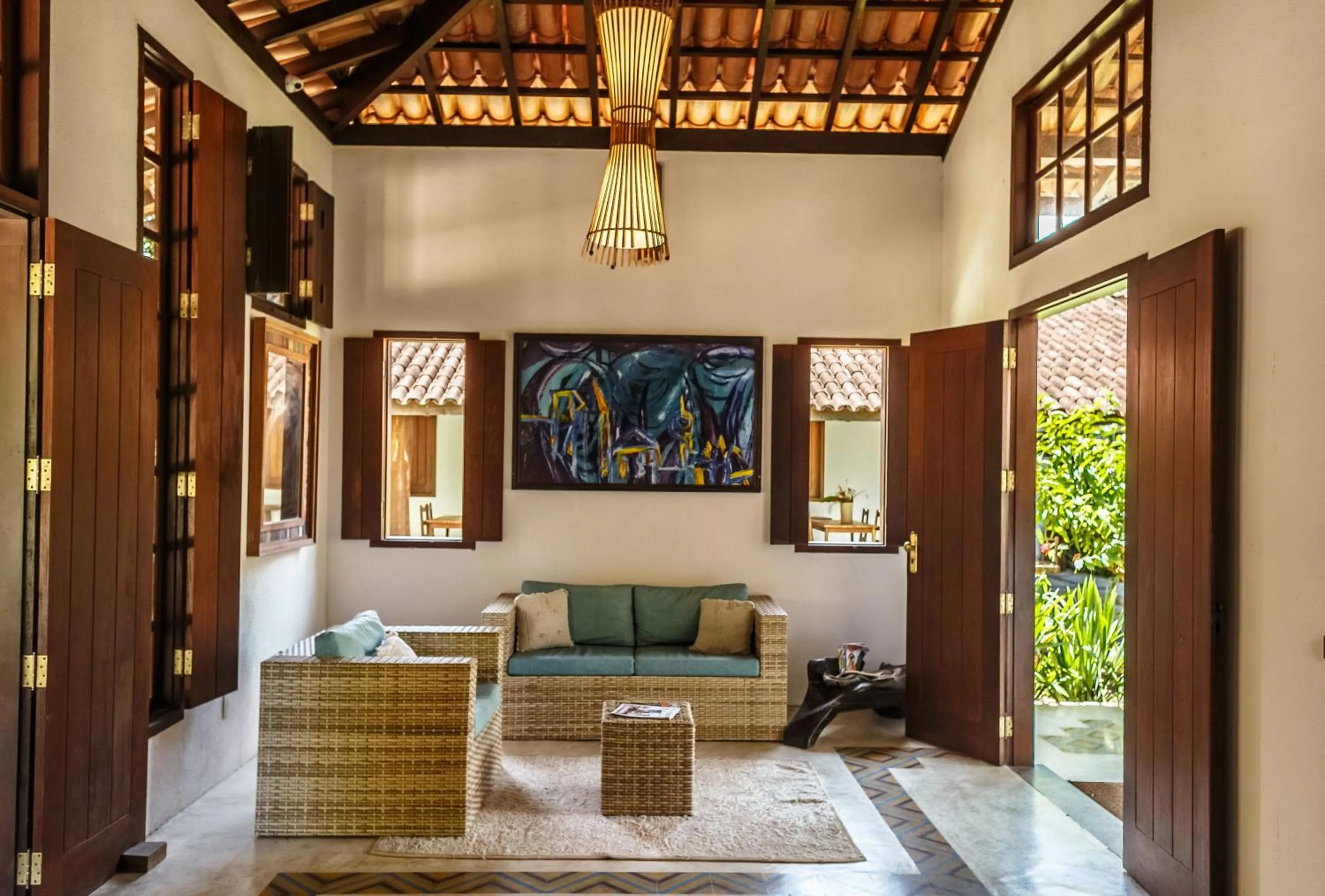 Lobby or reception in Pousada Vila do Beco