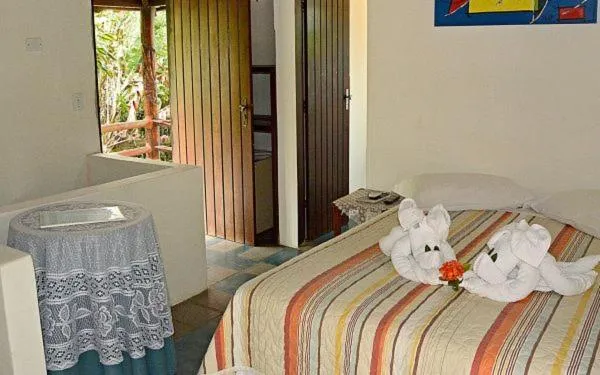 Bed in Pousada 4 Ventos