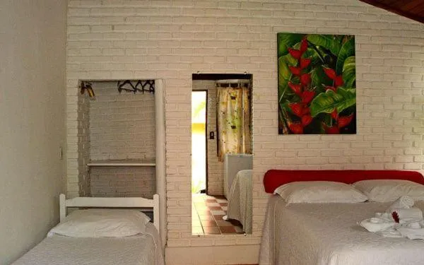 Bed in Pousada 4 Ventos