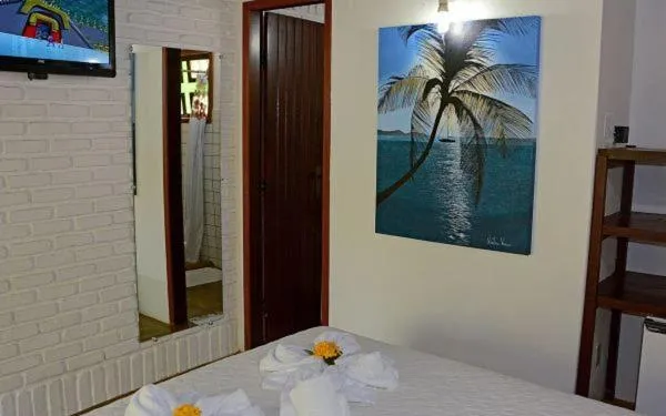 Bed in Pousada 4 Ventos