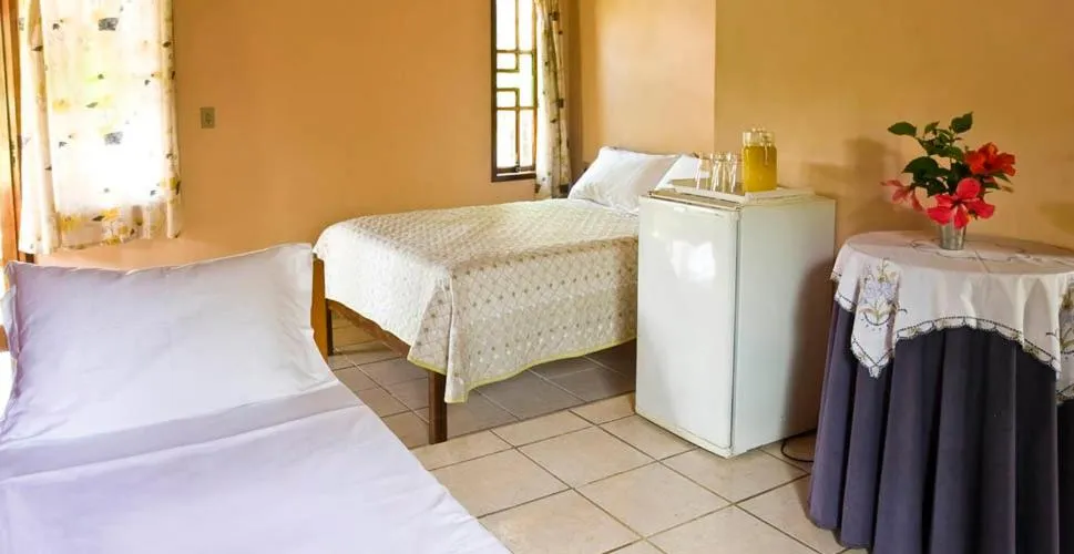 Bed in Pousada 4 Ventos