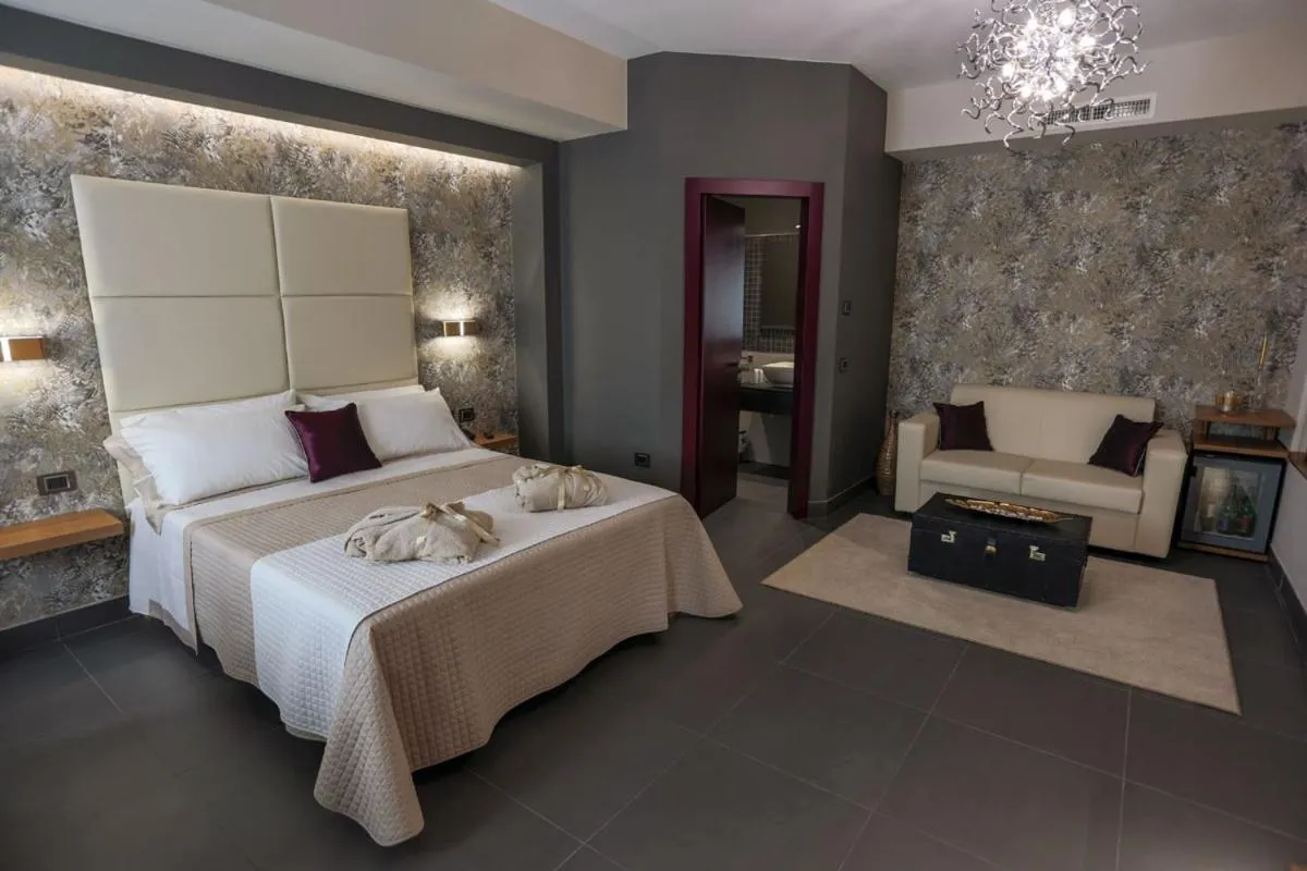 Bed in La Vigna Hotel