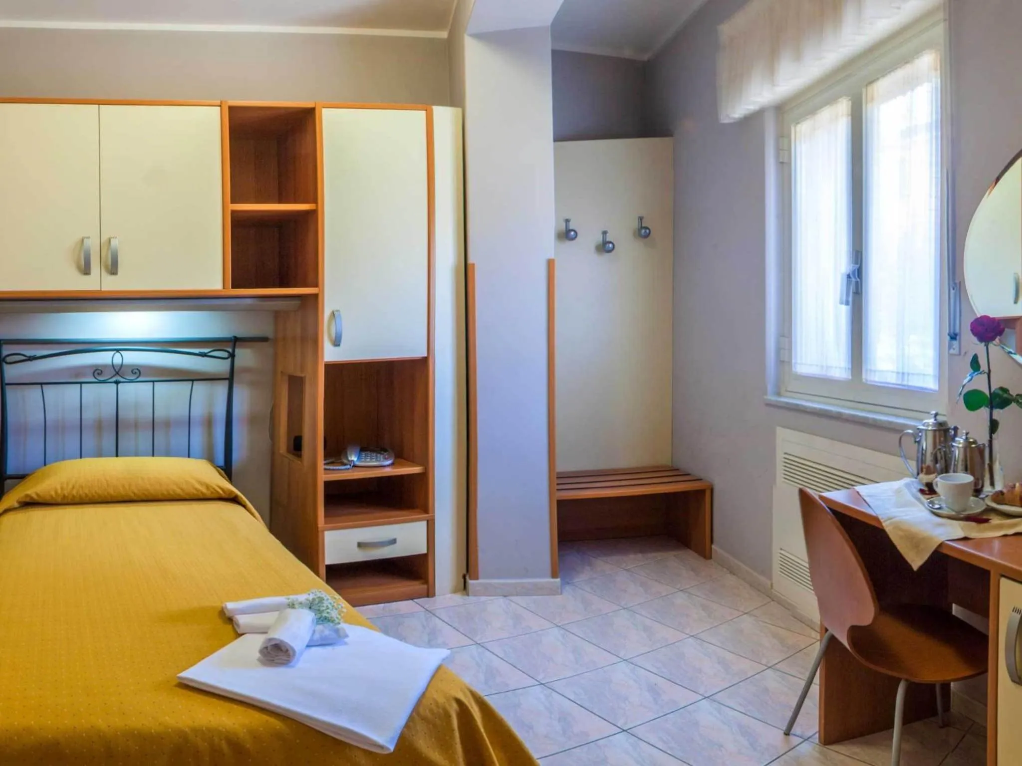 Decorative detail, Bed in La Vigna Hotel