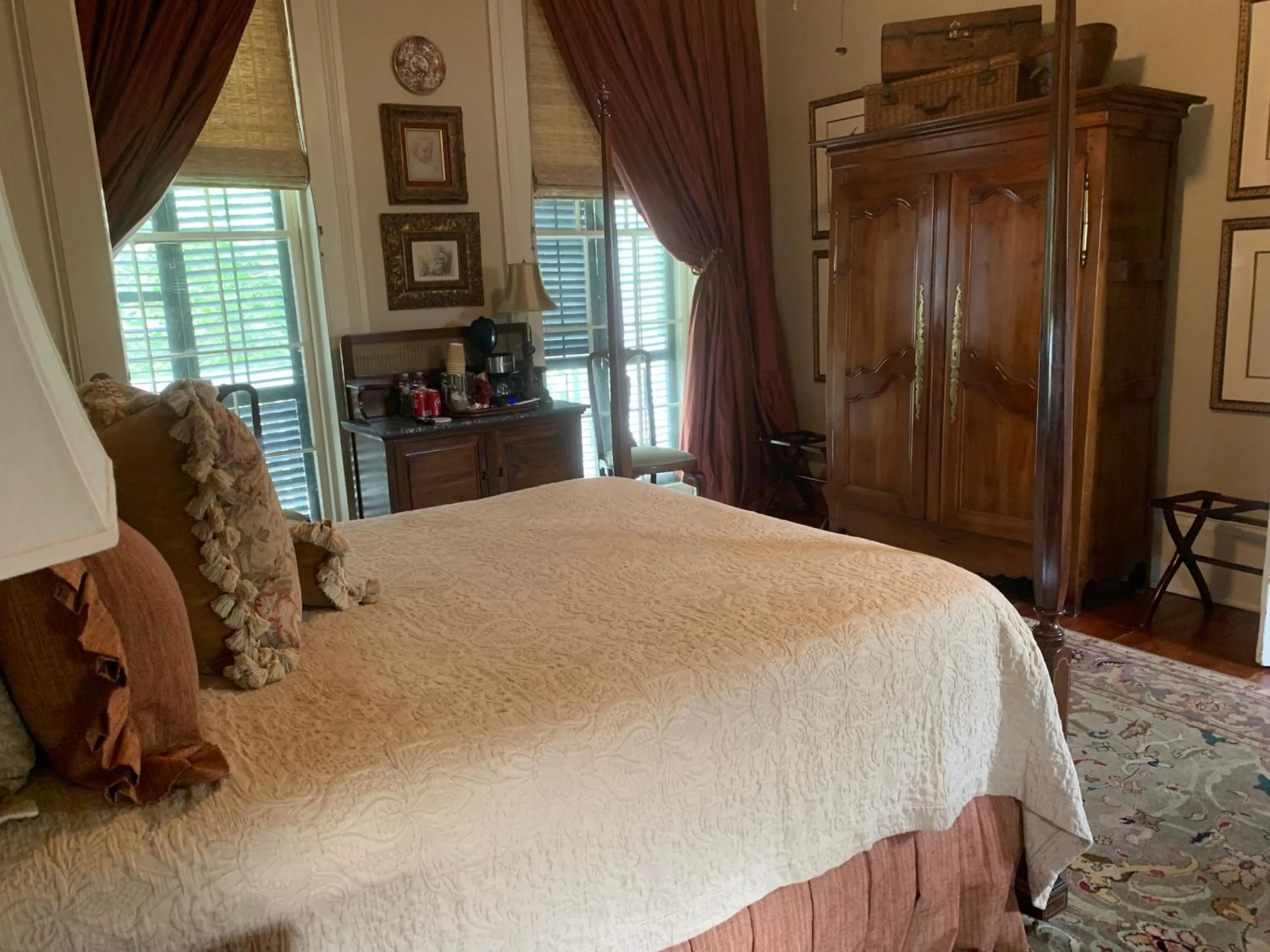Bed in Terrell House Bed and Breakfast