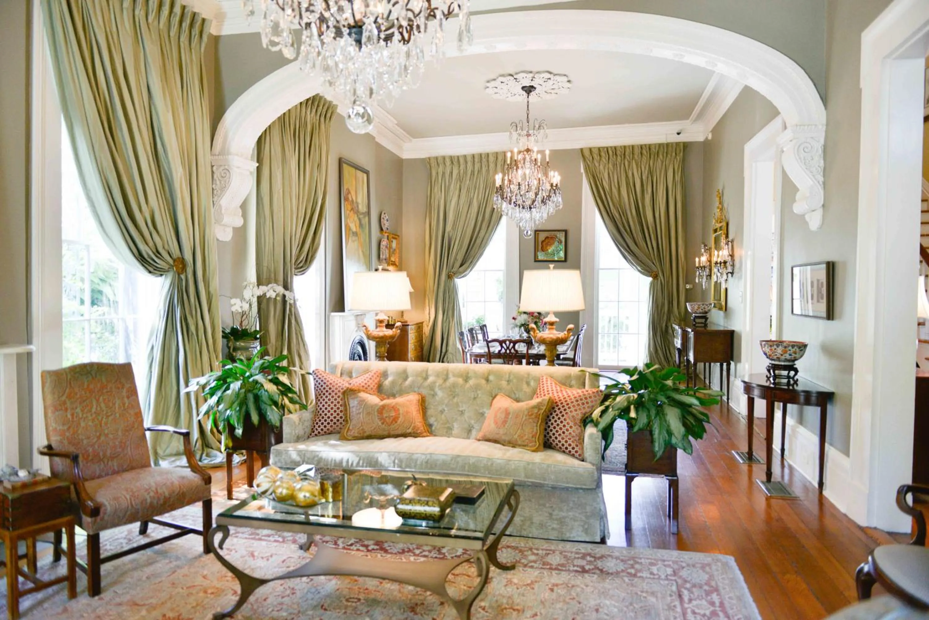 Living room in Terrell House Bed and Breakfast